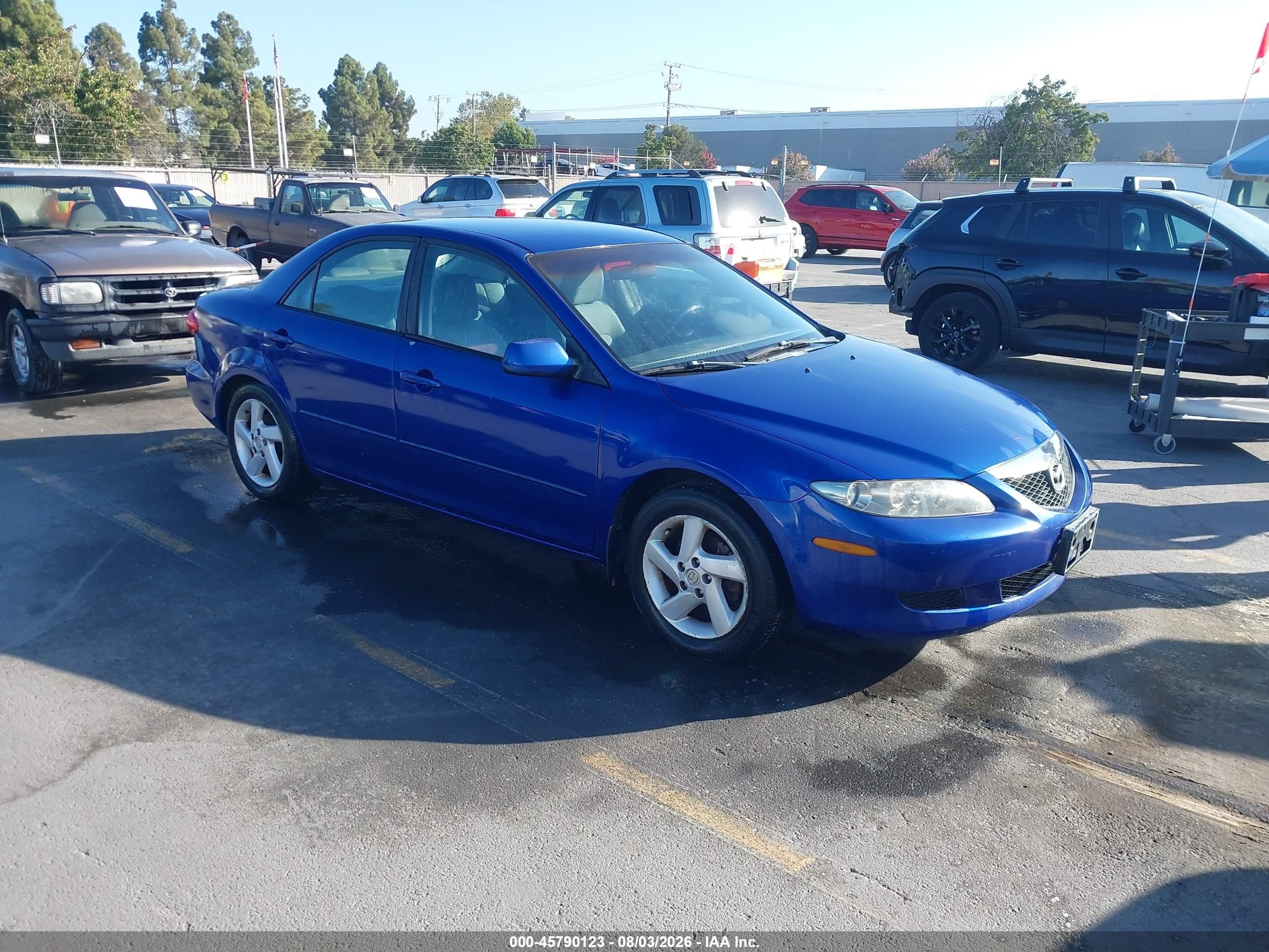 2003 Mazda Mazda6 I Blue vin: 1YVFP80C435M20845