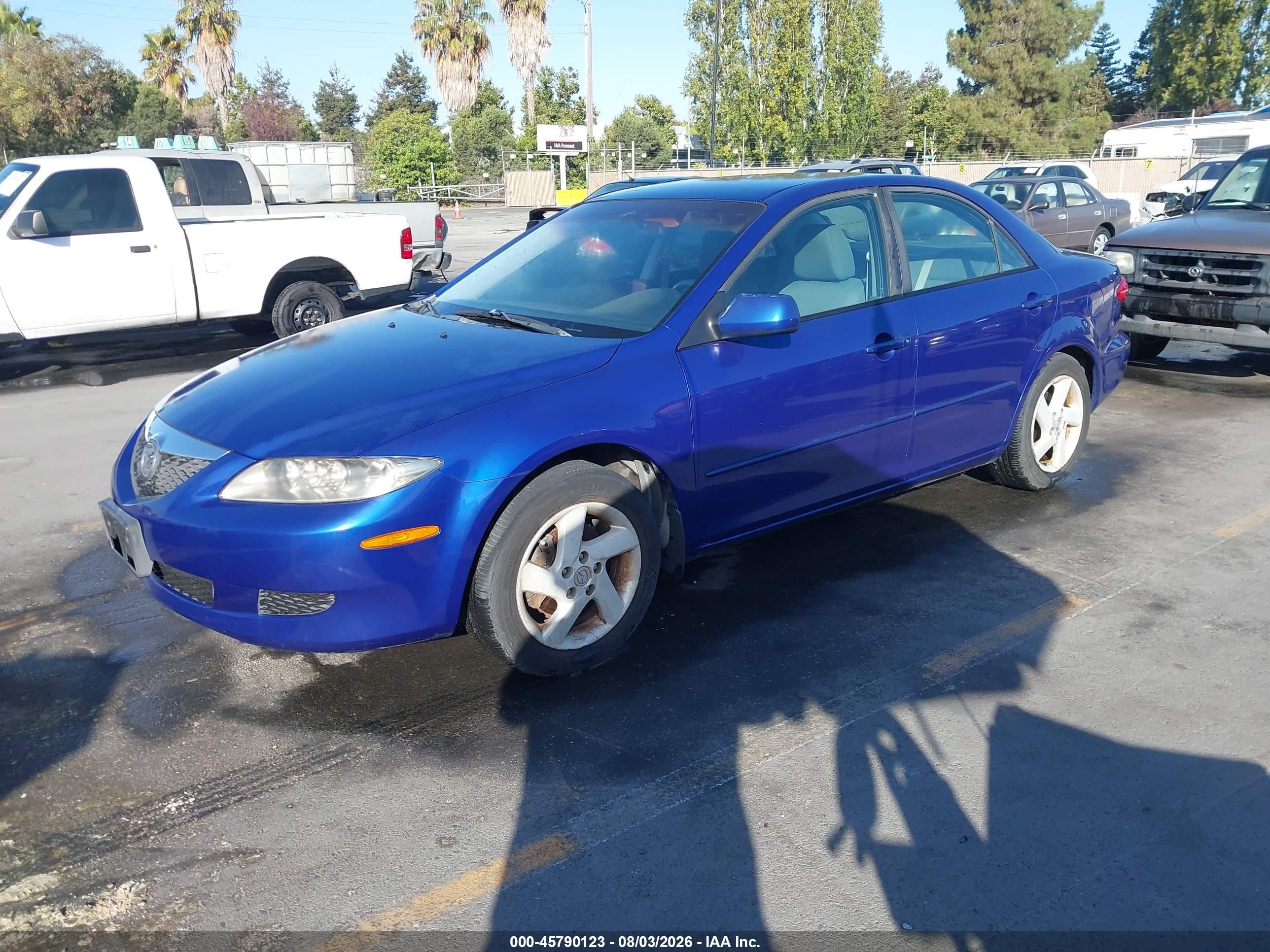 2003 Mazda Mazda6 I Blue vin: 1YVFP80C435M20845
