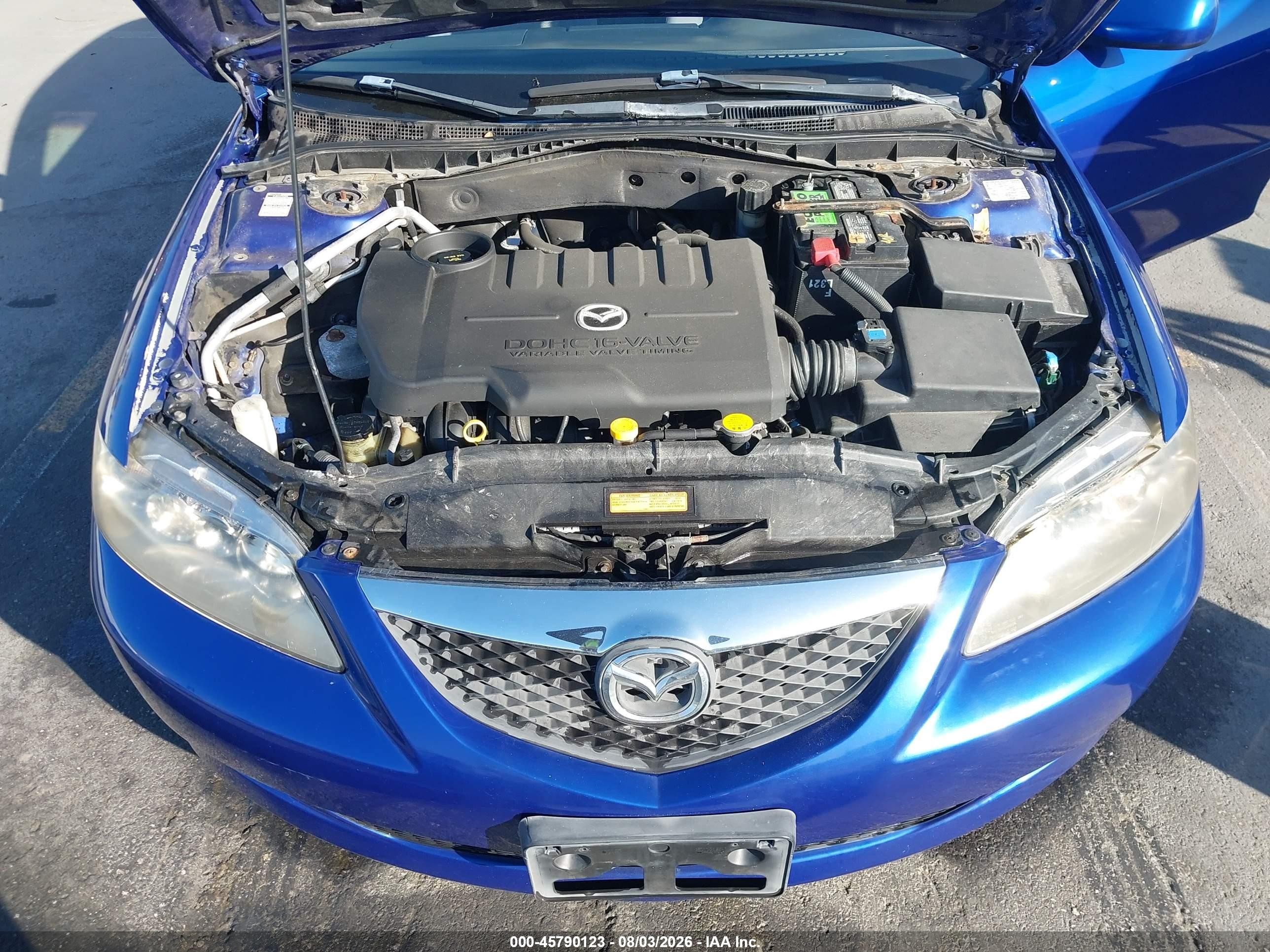 2003 Mazda Mazda6 I Blue vin: 1YVFP80C435M20845