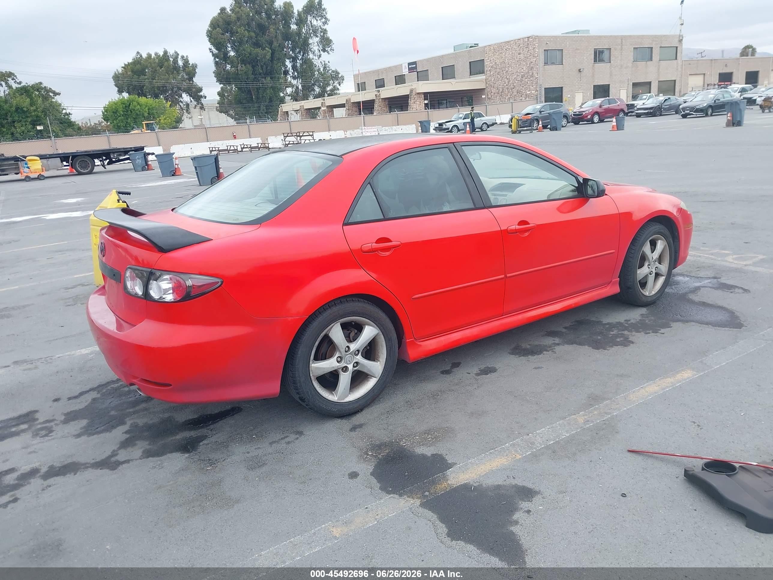 2003 Mazda Mazda6 I Red vin: 1YVFP80C435M55160