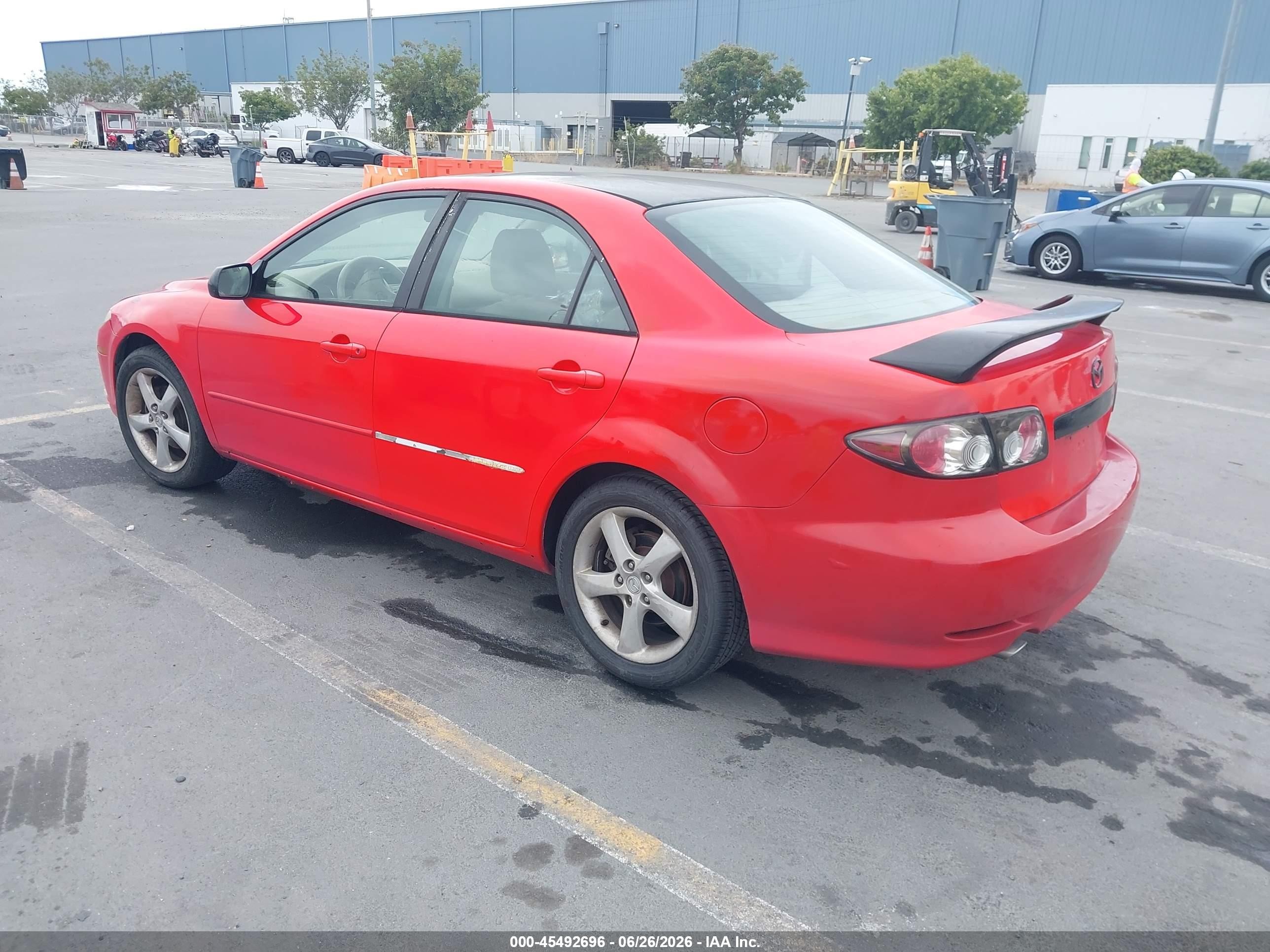 2003 Mazda Mazda6 I Red vin: 1YVFP80C435M55160