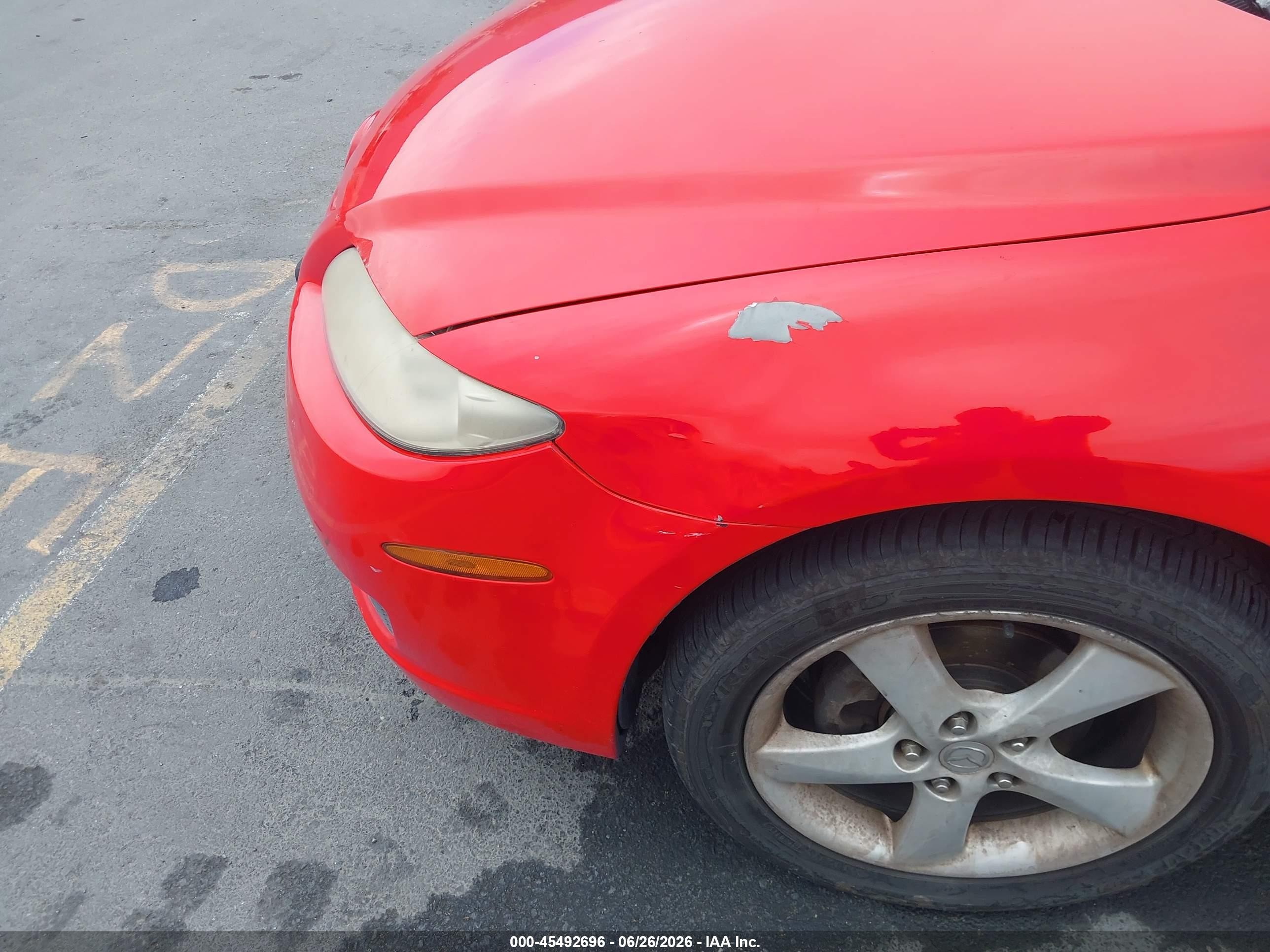 2003 Mazda Mazda6 I Red vin: 1YVFP80C435M55160