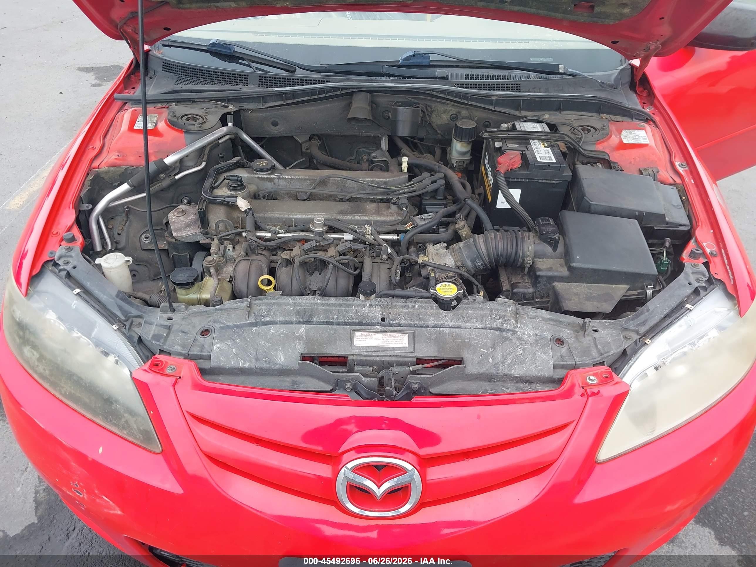 2003 Mazda Mazda6 I Red vin: 1YVFP80C435M55160