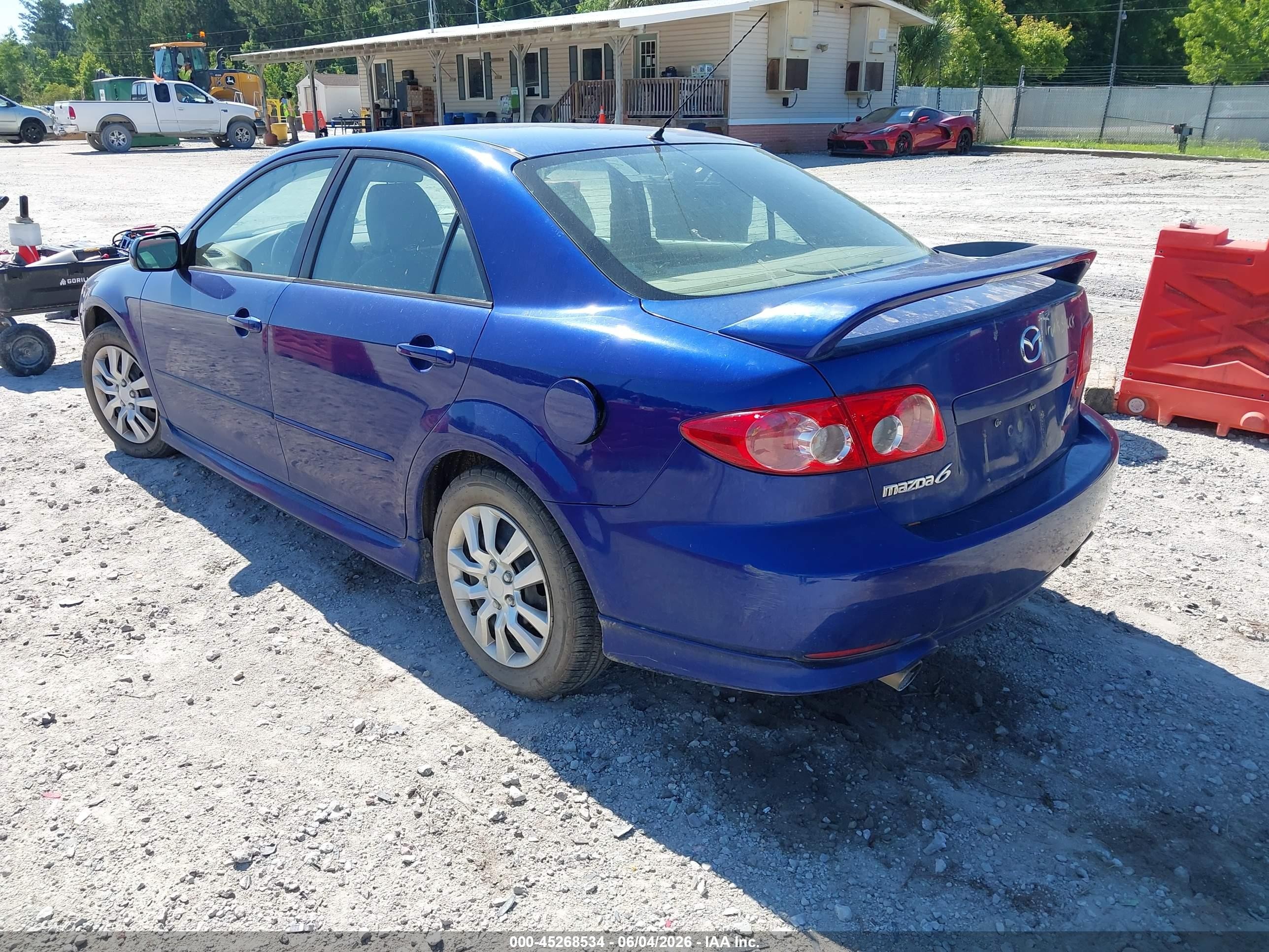 2004 Mazda Mazda6 I Blue vin: 1YVFP80C445N80774