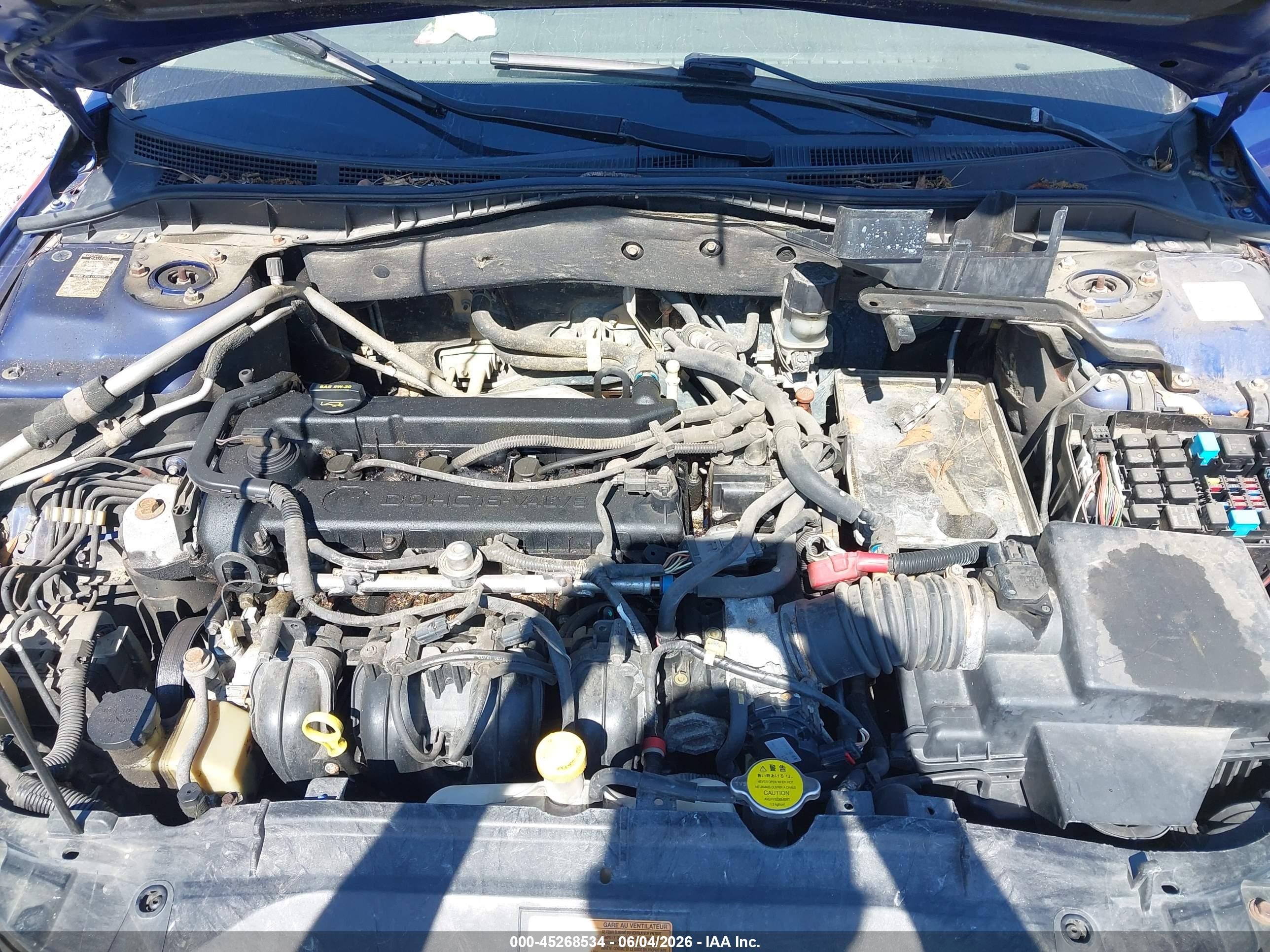 2004 Mazda Mazda6 I Blue vin: 1YVFP80C445N80774