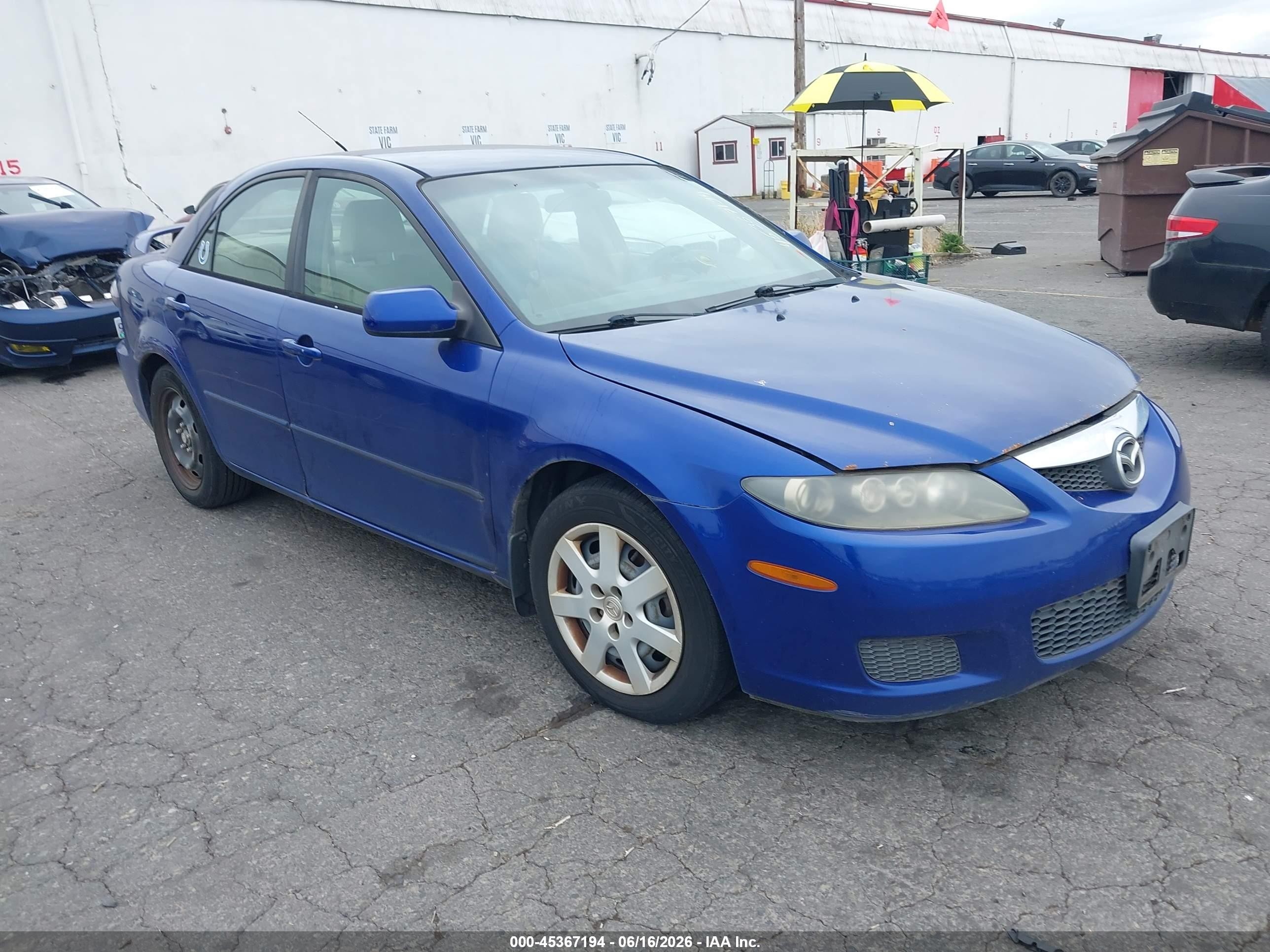 2006 Mazda Mazda6 I Blue vin: 1YVFP80C465M29601