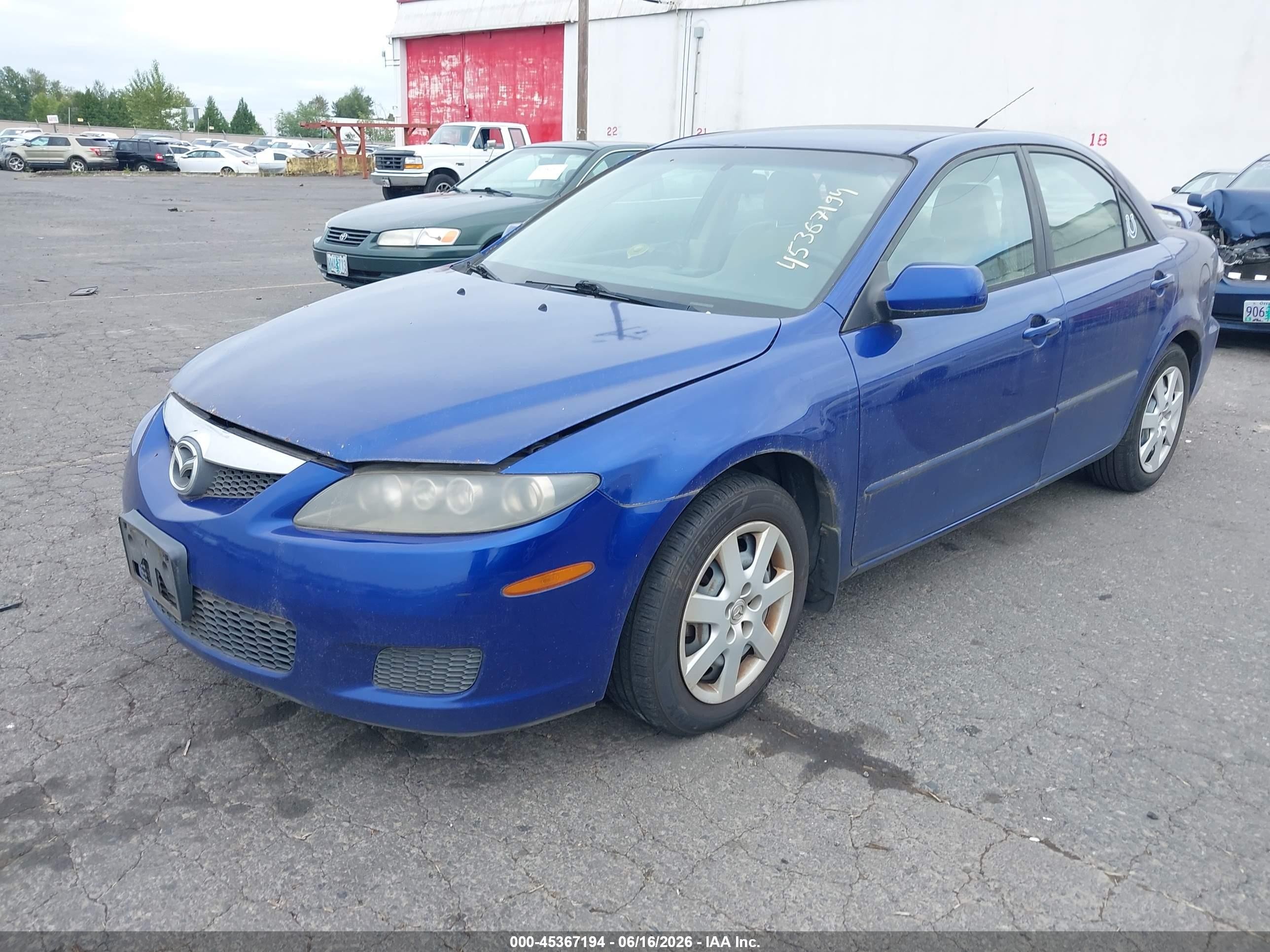 2006 Mazda Mazda6 I Blue vin: 1YVFP80C465M29601