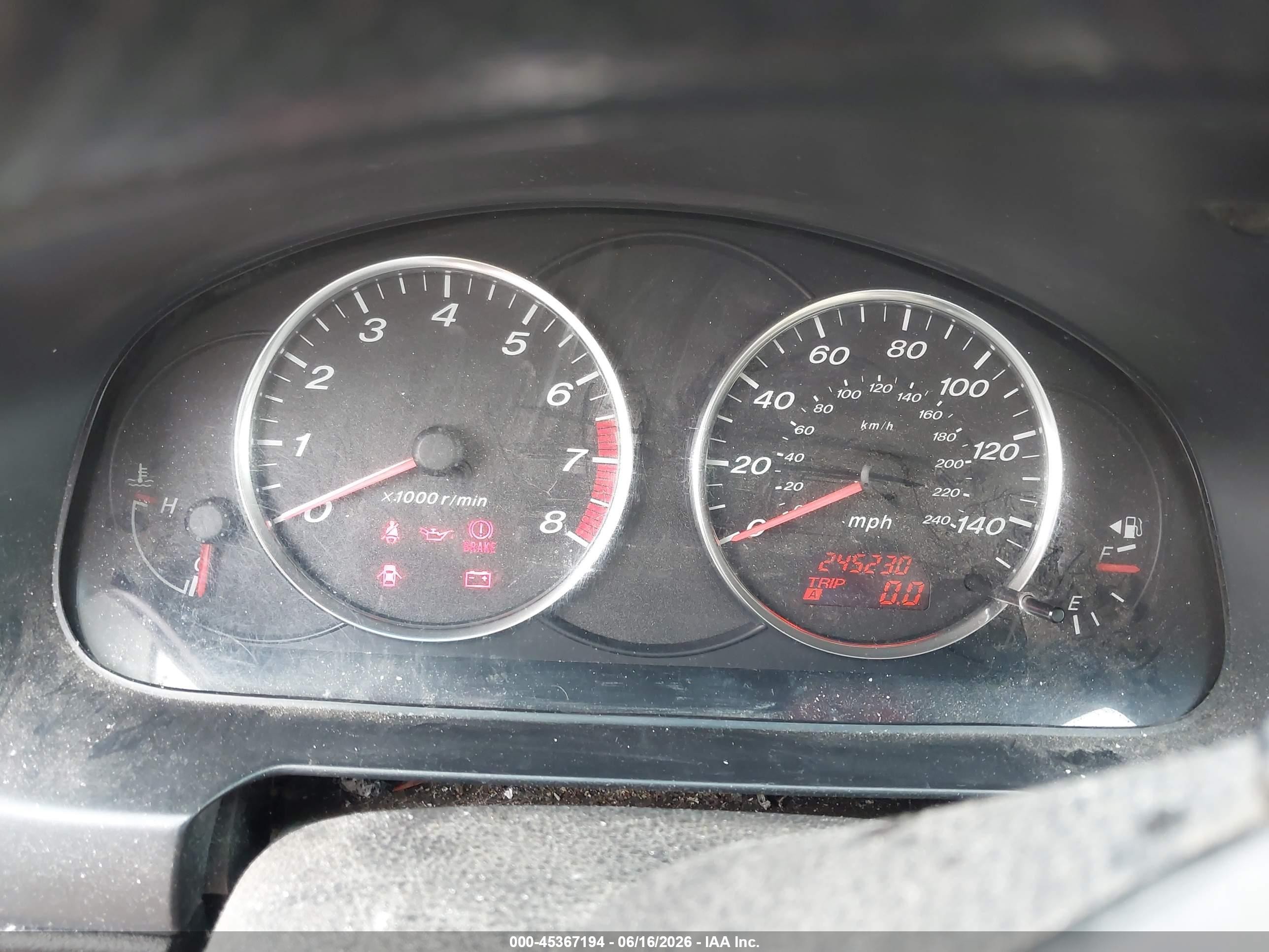 2006 Mazda Mazda6 I Blue vin: 1YVFP80C465M29601