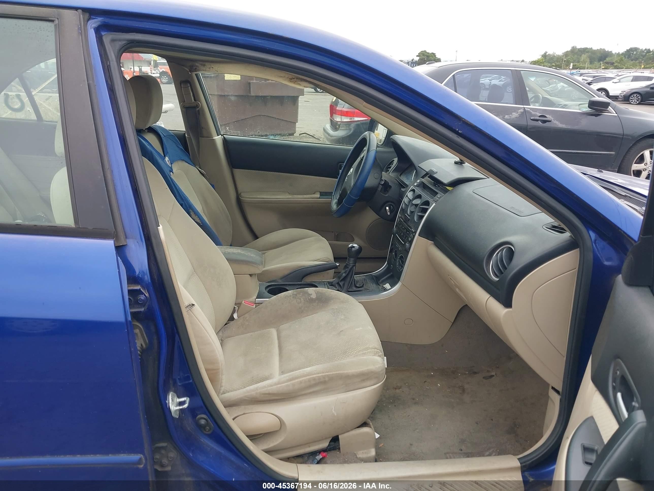 2006 Mazda Mazda6 I Blue vin: 1YVFP80C465M29601