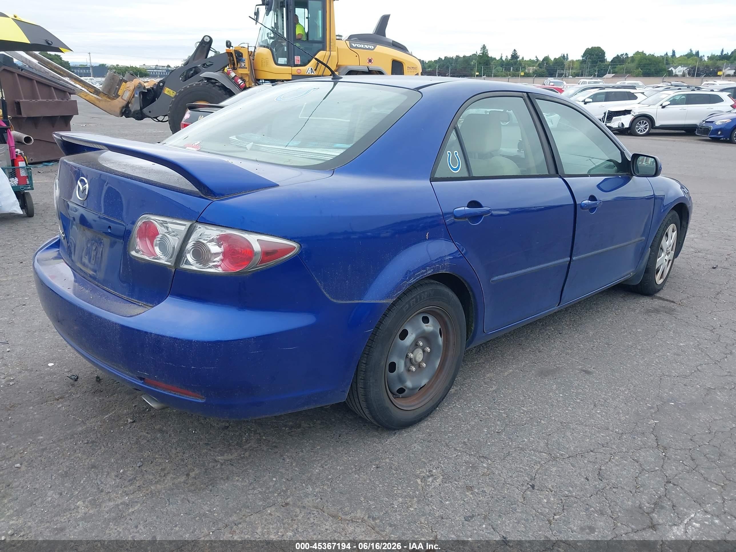 2006 Mazda Mazda6 I Blue vin: 1YVFP80C465M29601