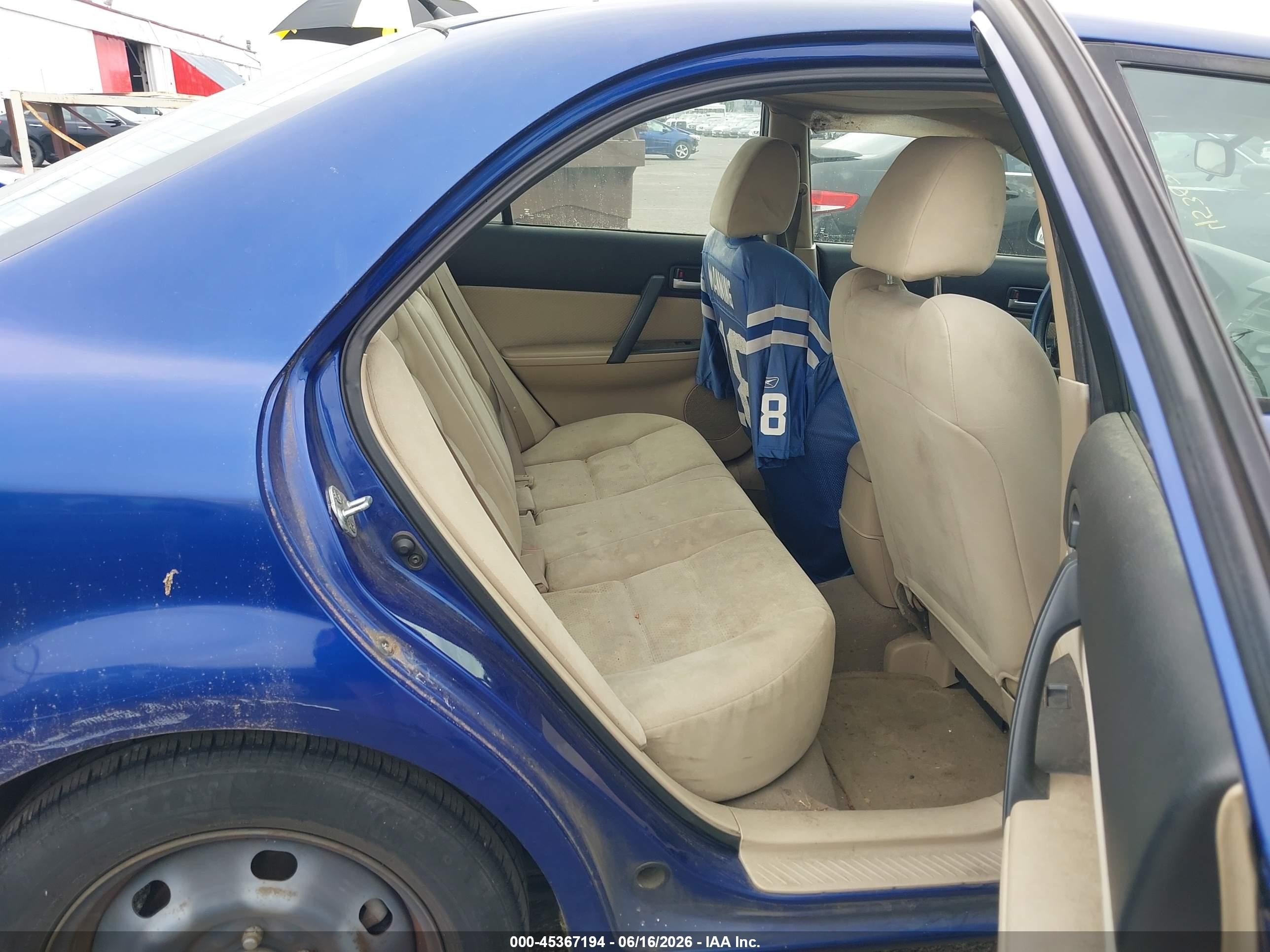 2006 Mazda Mazda6 I Blue vin: 1YVFP80C465M29601