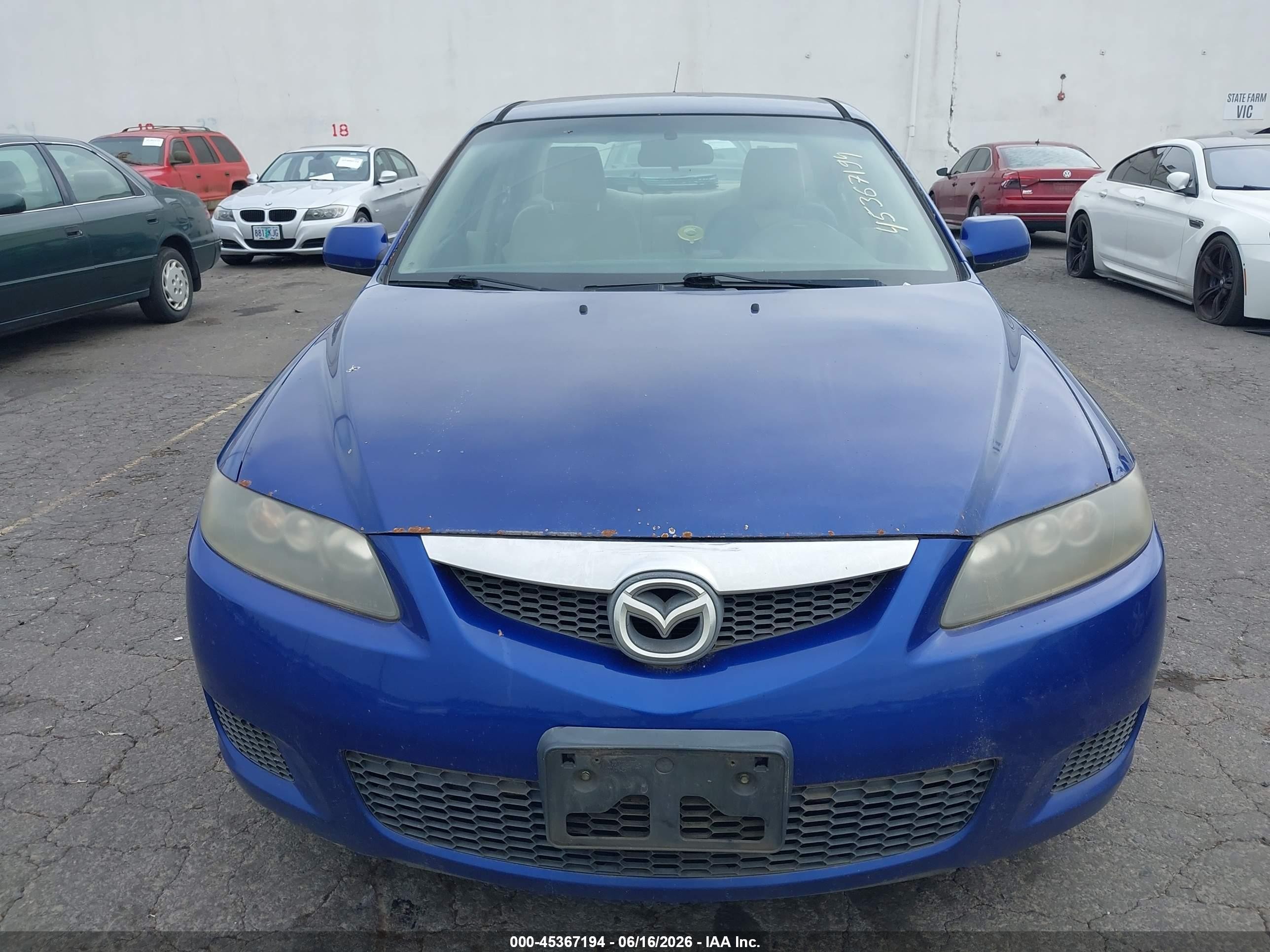 2006 Mazda Mazda6 I Blue vin: 1YVFP80C465M29601