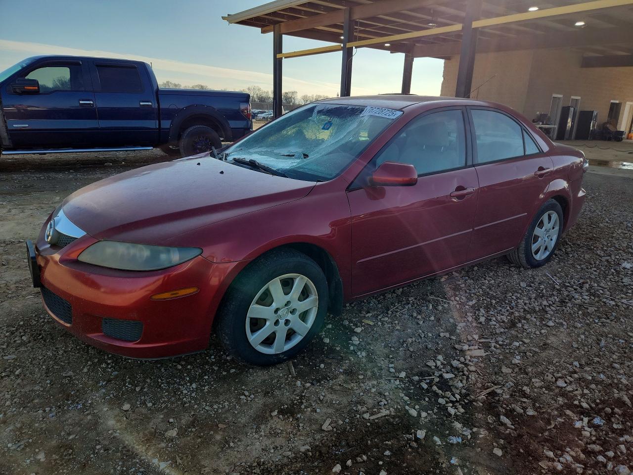 2006 Mazda 6 I Burgundy vin: 1YVFP80C465M66079