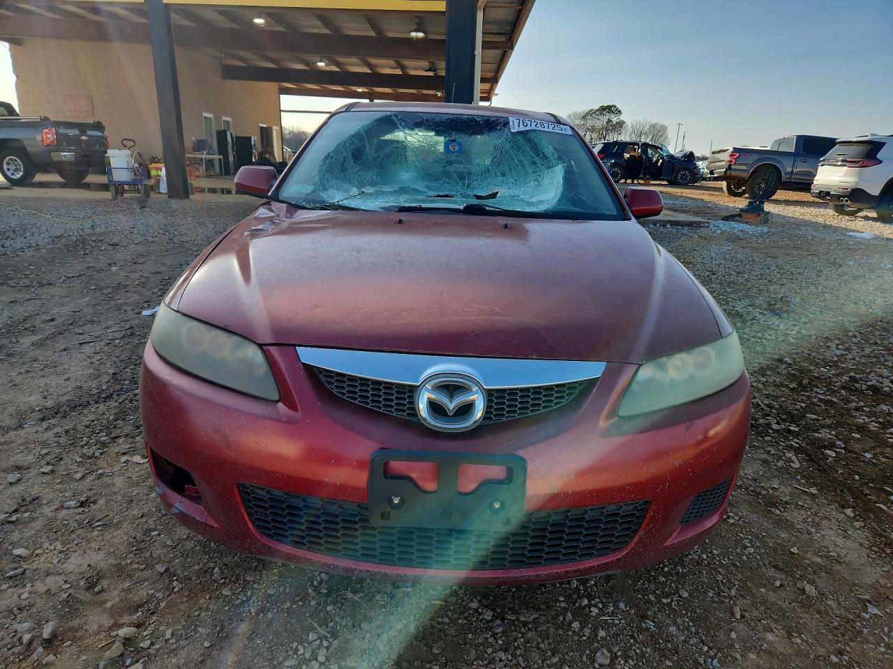 2006 Mazda 6 I Burgundy vin: 1YVFP80C465M66079