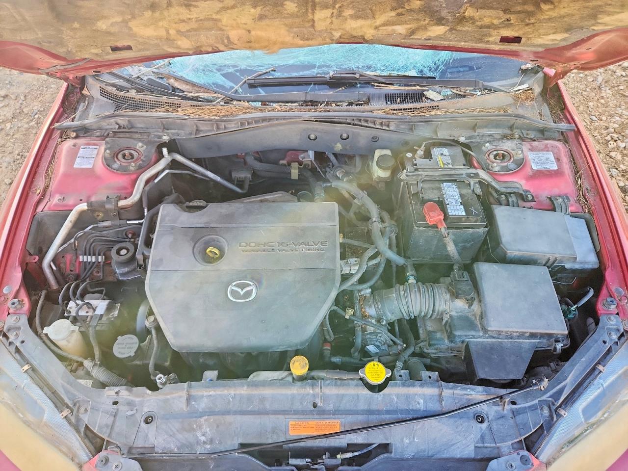 2006 Mazda 6 I Burgundy vin: 1YVFP80C465M66079
