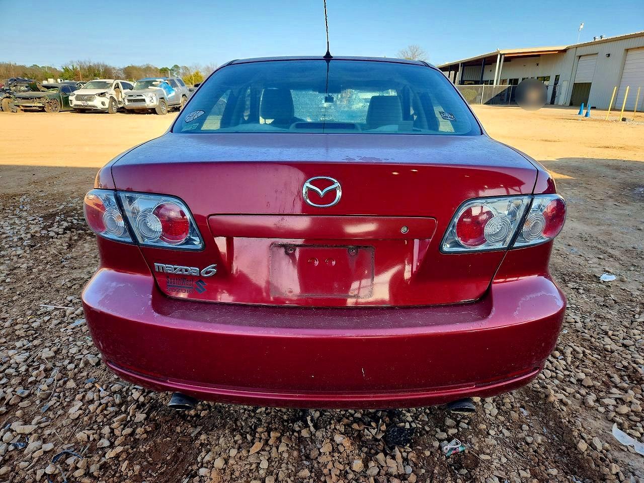2006 Mazda 6 I Burgundy vin: 1YVFP80C465M66079