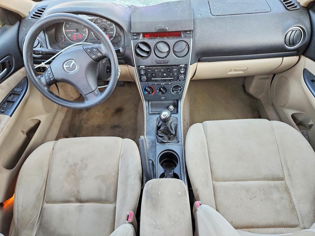 2006 Mazda 6 I Burgundy vin: 1YVFP80C465M66079