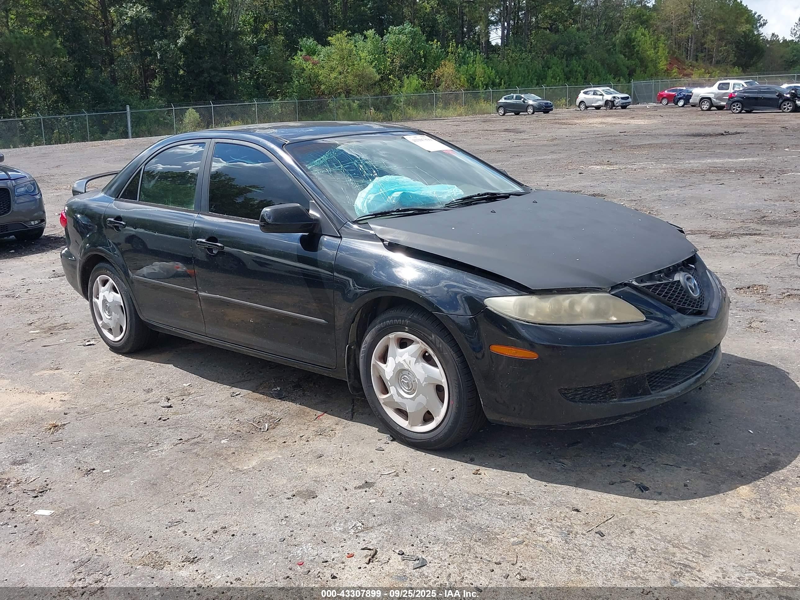 2003 Mazda Mazda6 I Черный vin: 1YVFP80C535M02872