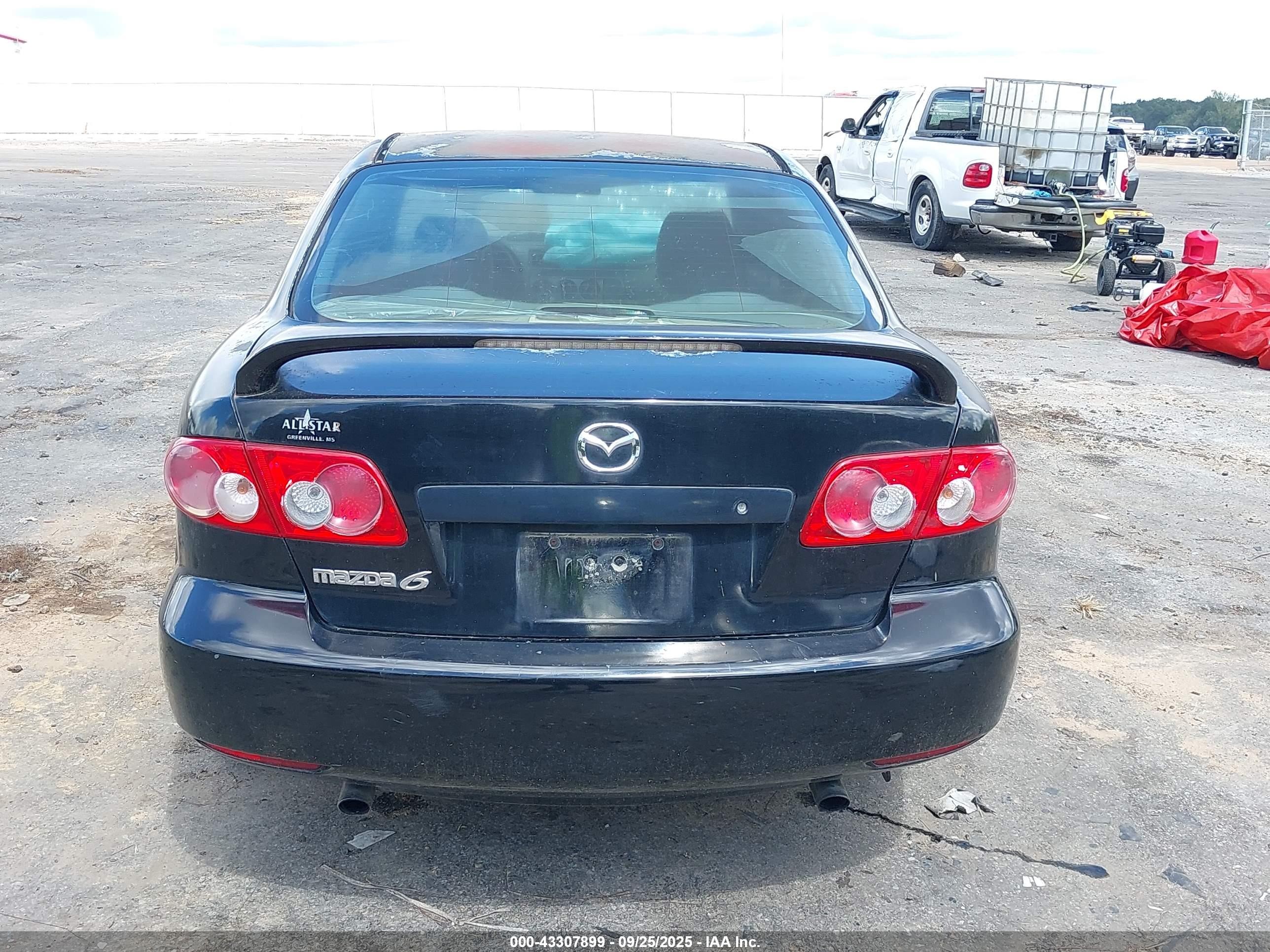 2003 Mazda Mazda6 I Black vin: 1YVFP80C535M02872