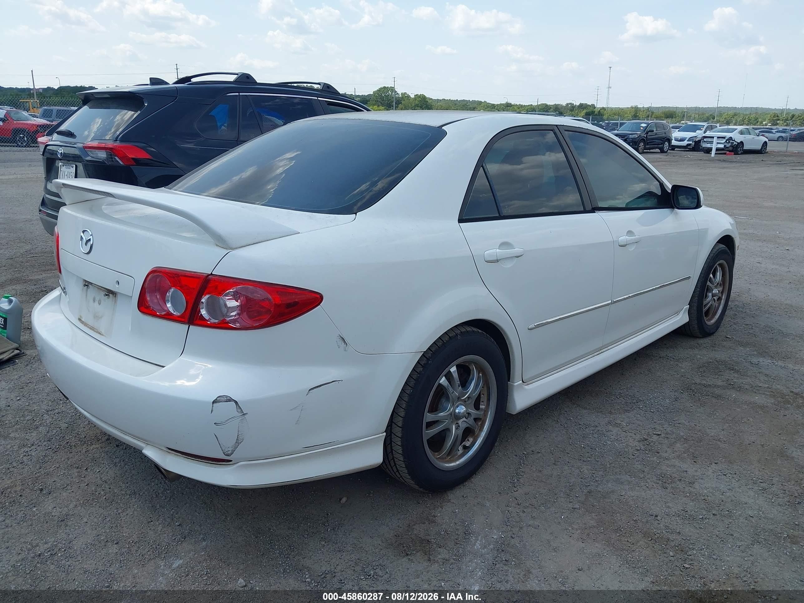 2003 Mazda Mazda6 I White vin: 1YVFP80C535M24662