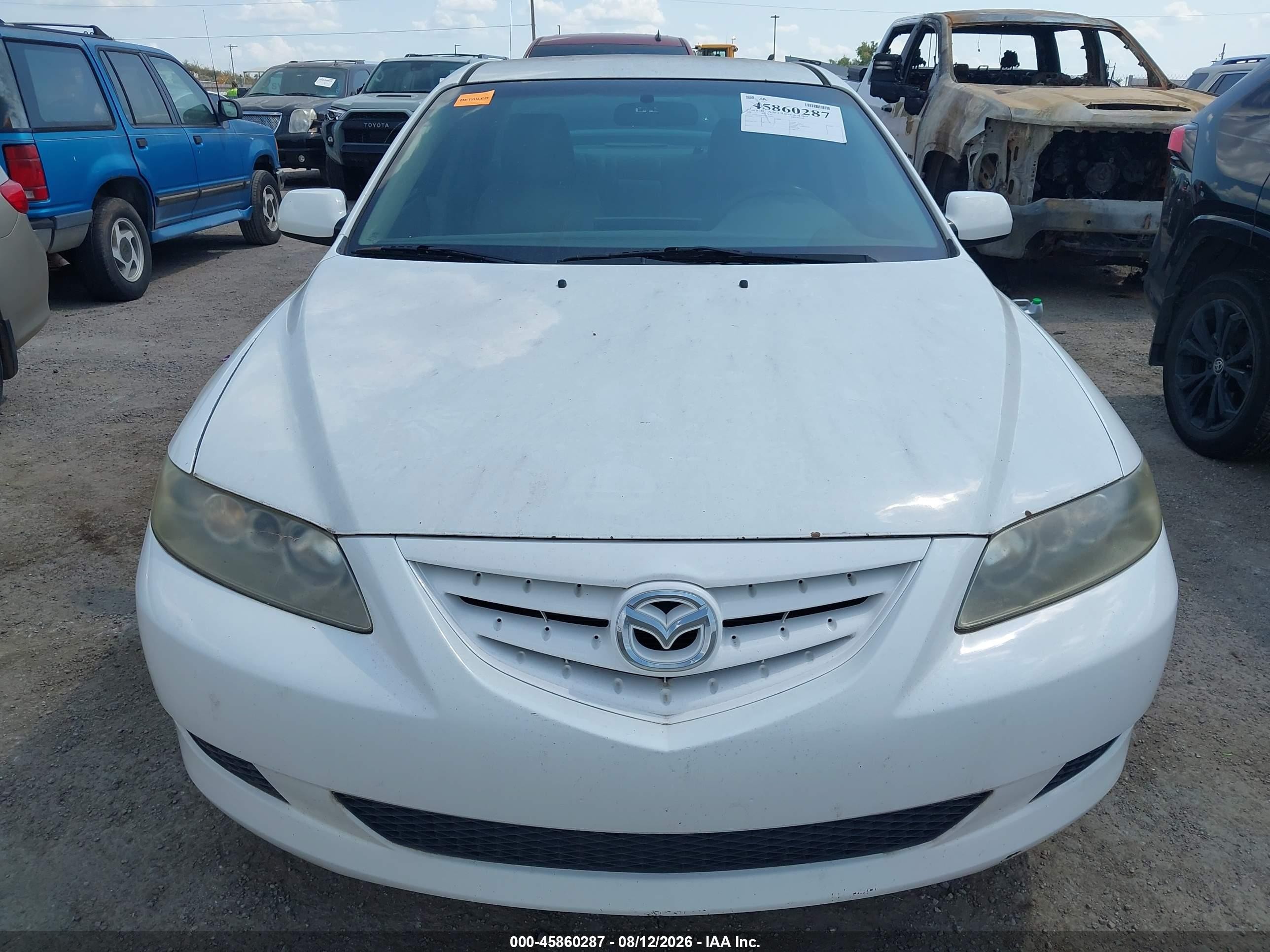 2003 Mazda Mazda6 I White vin: 1YVFP80C535M24662