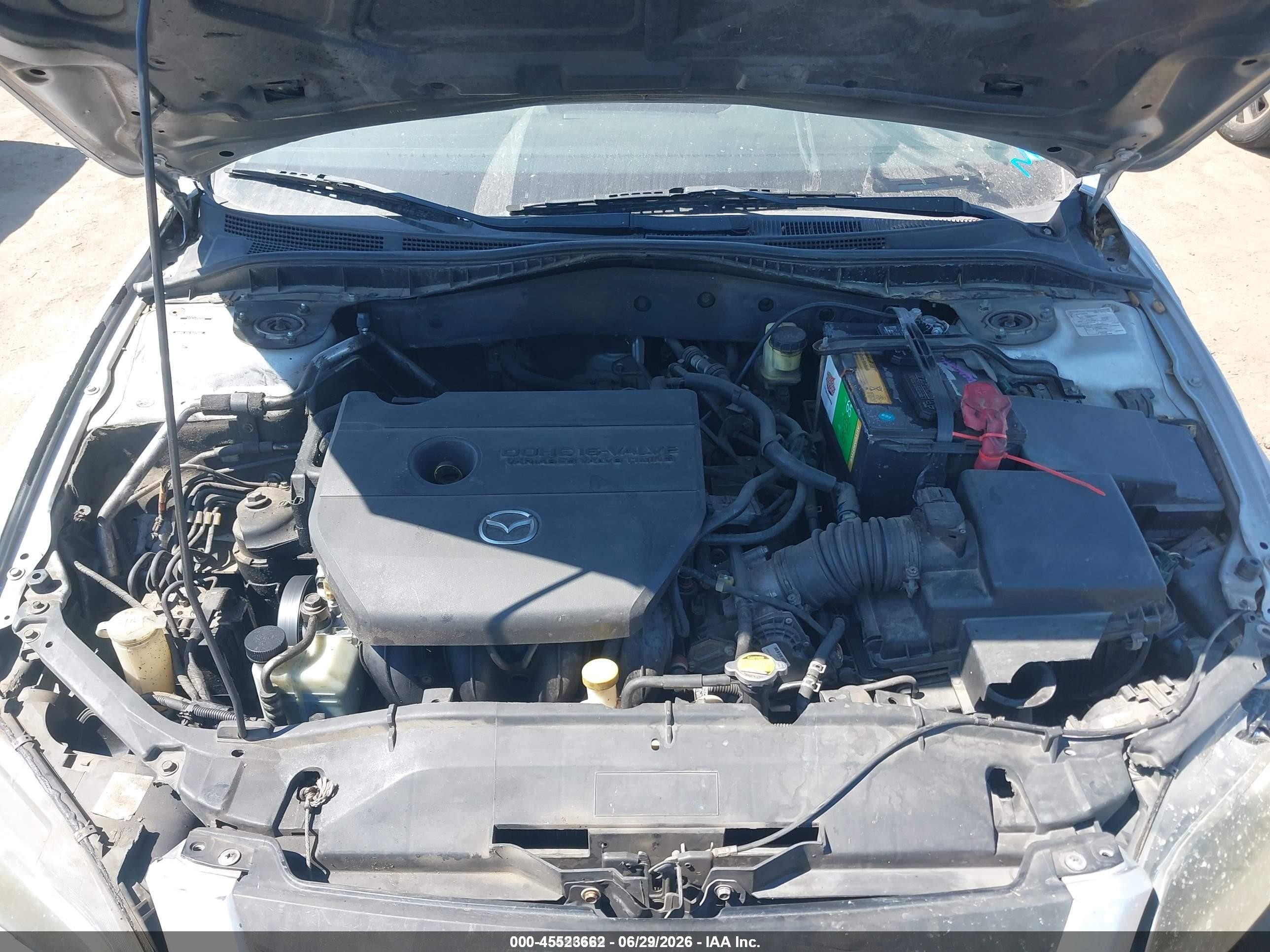 2006 Mazda Mazda6 I Silver vin: 1YVFP80C565M48500