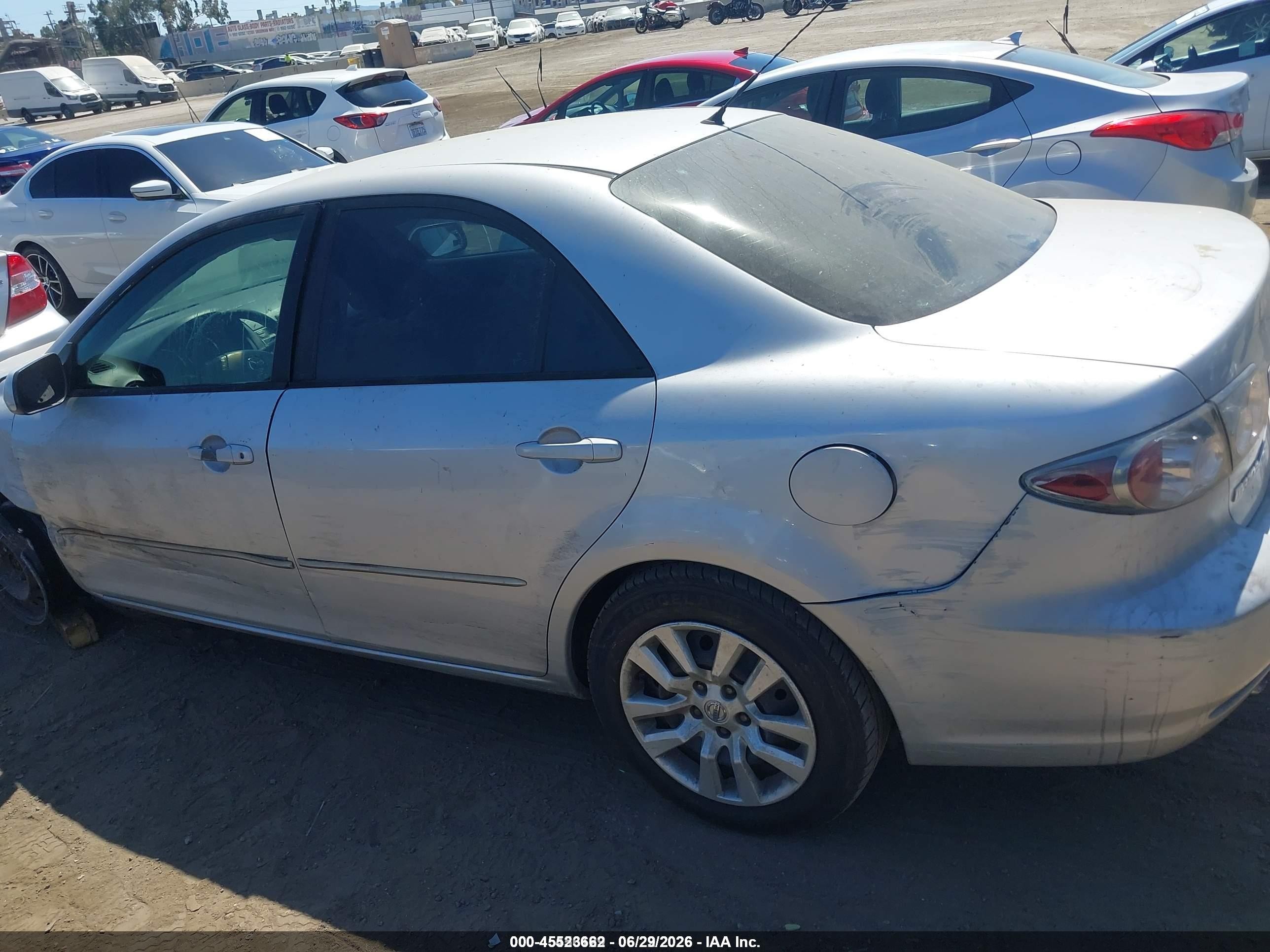 2006 Mazda Mazda6 I Silver vin: 1YVFP80C565M48500
