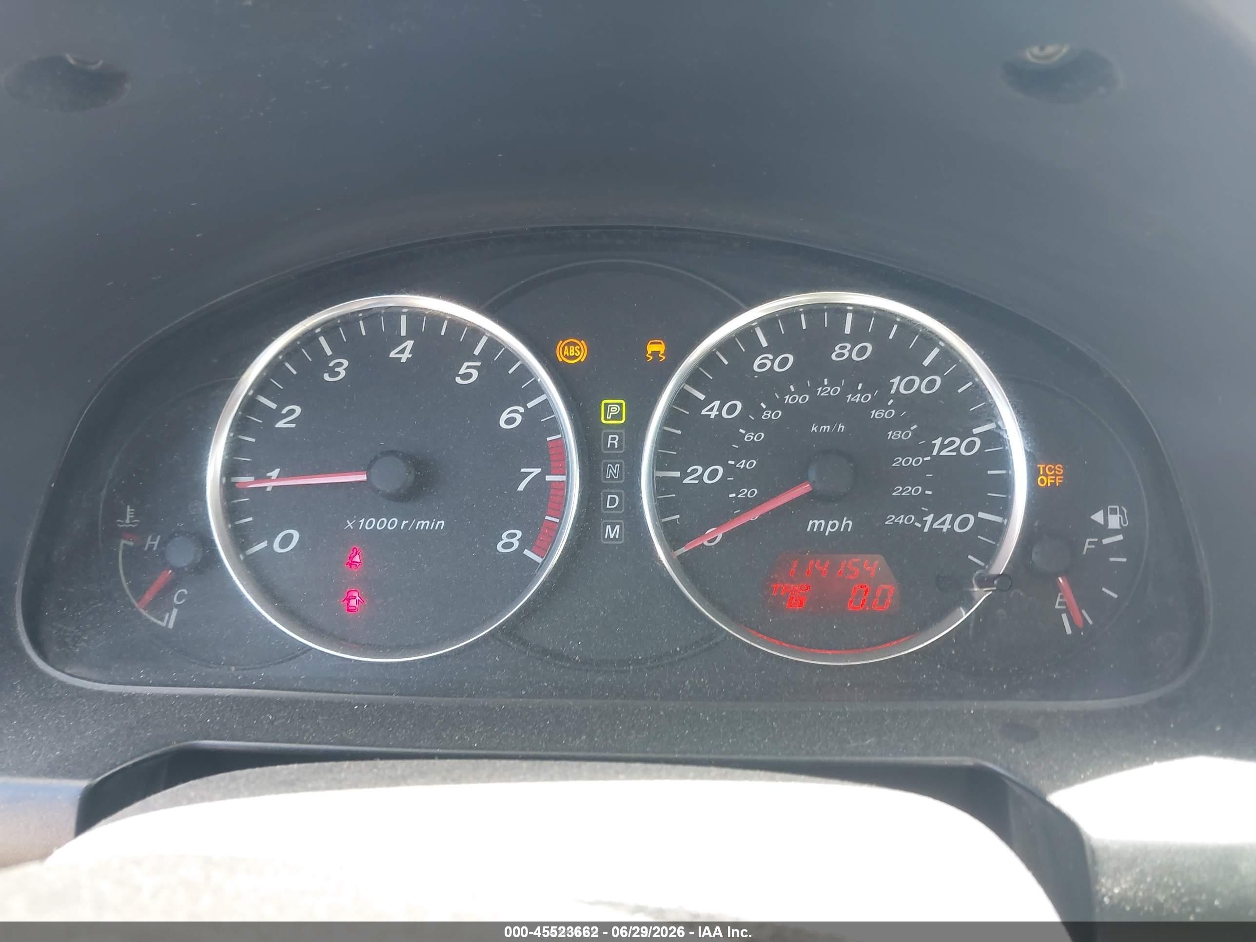 2006 Mazda Mazda6 I Silver vin: 1YVFP80C565M48500