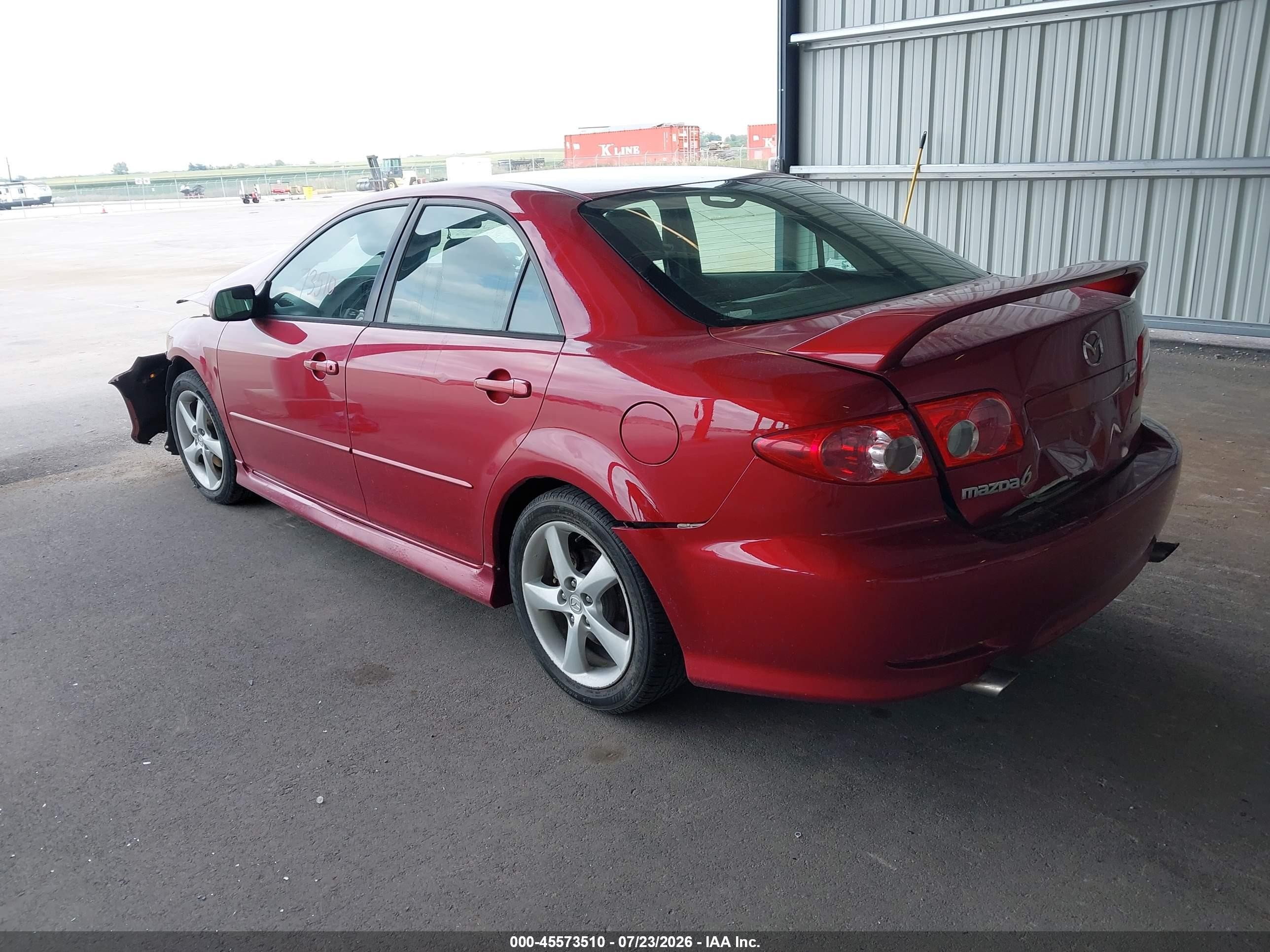 2003 Mazda Mazda6 I Красный vin: 1YVFP80C635M51093