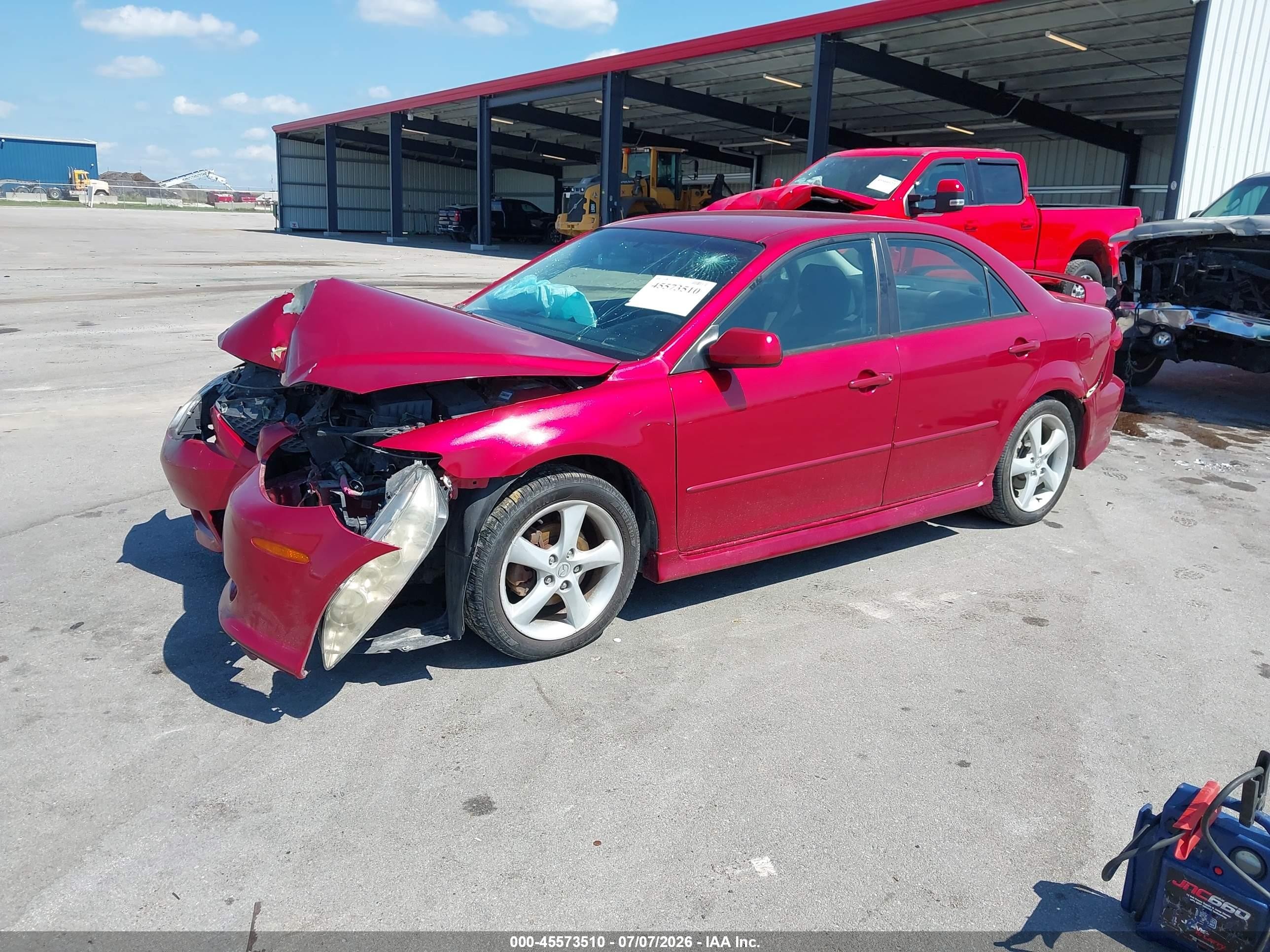 2003 Mazda Mazda6 I Красный vin: 1YVFP80C635M51093
