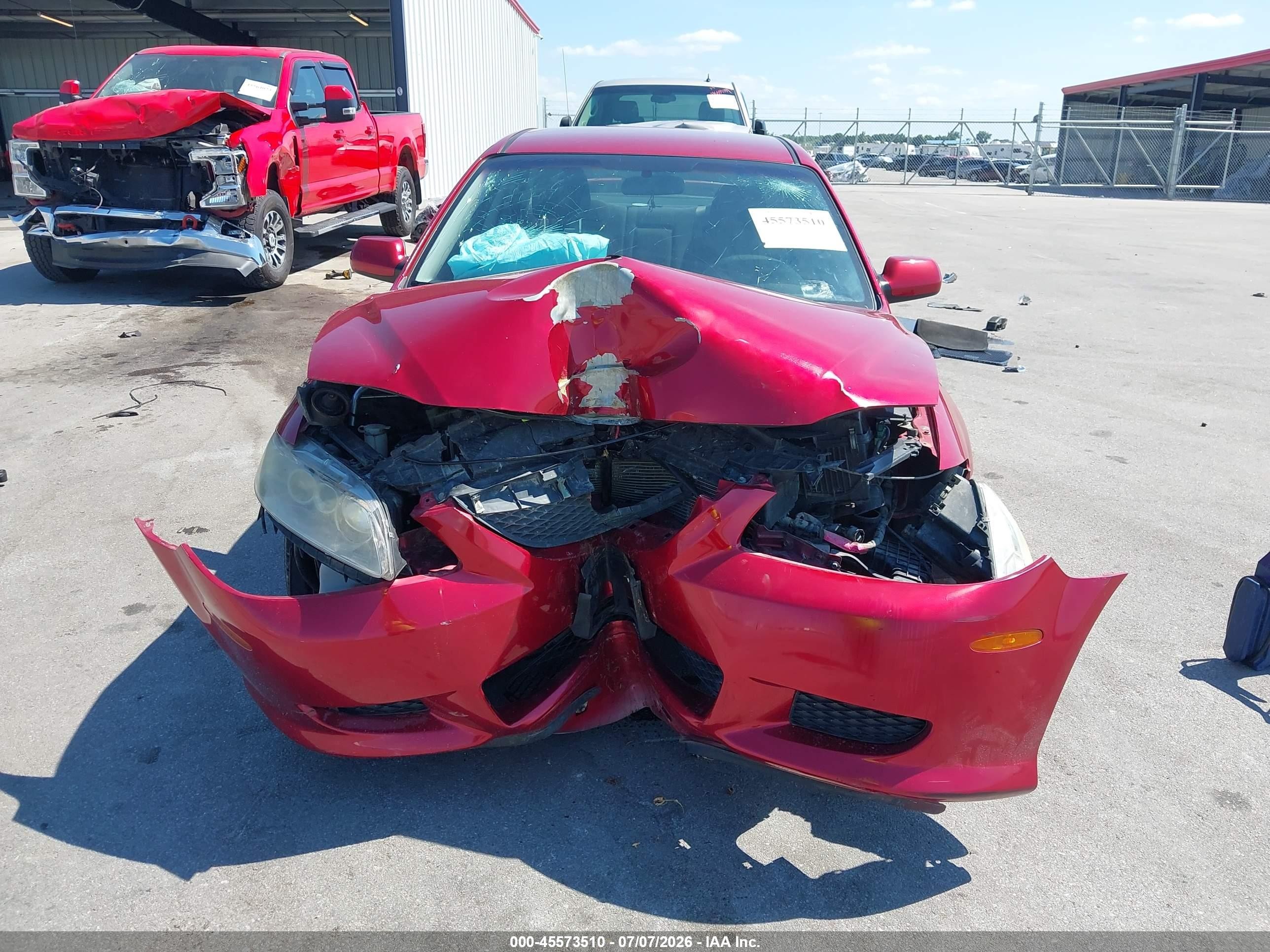 2003 Mazda Mazda6 I Красный vin: 1YVFP80C635M51093