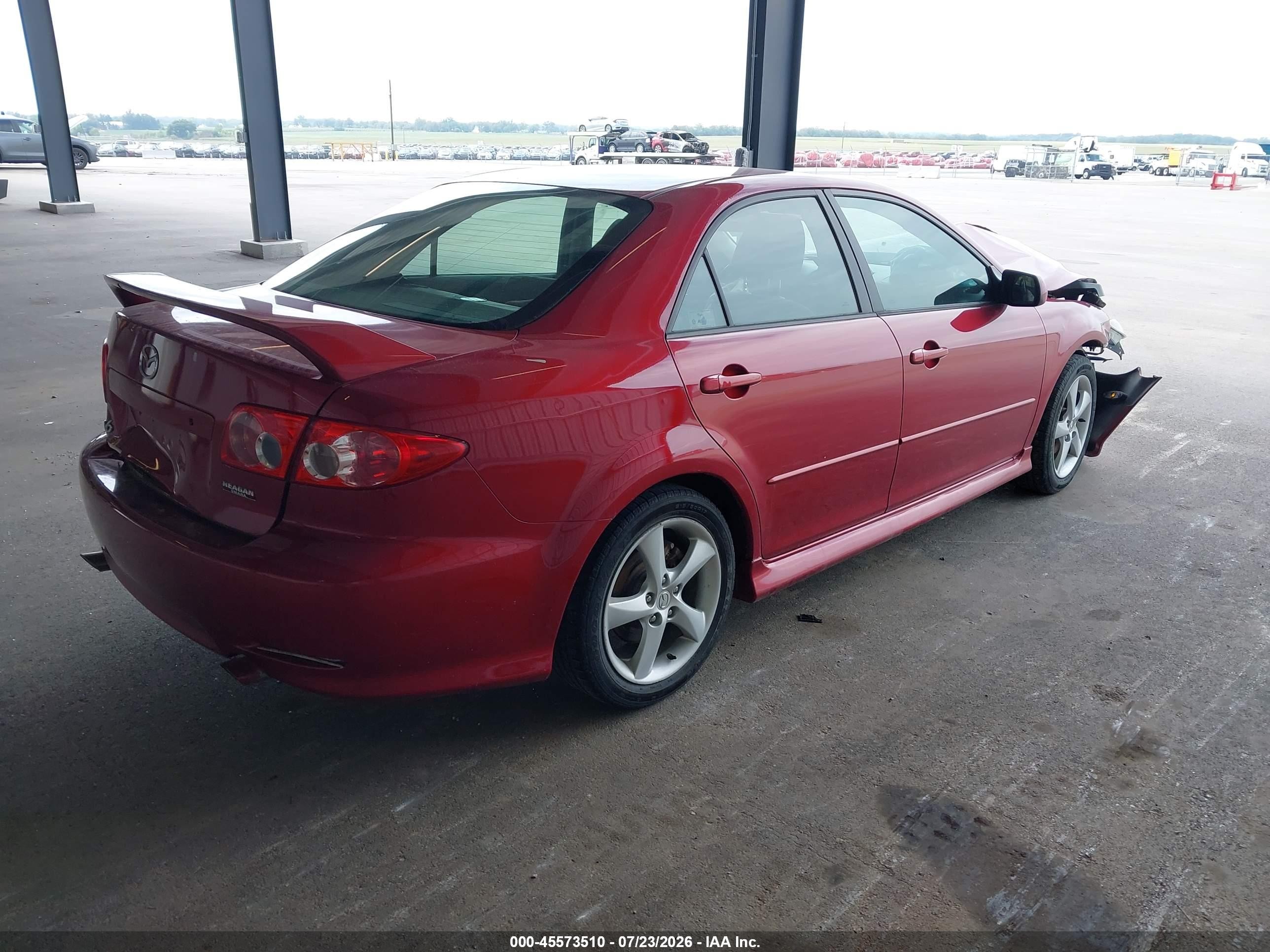 2003 Mazda Mazda6 I Красный vin: 1YVFP80C635M51093