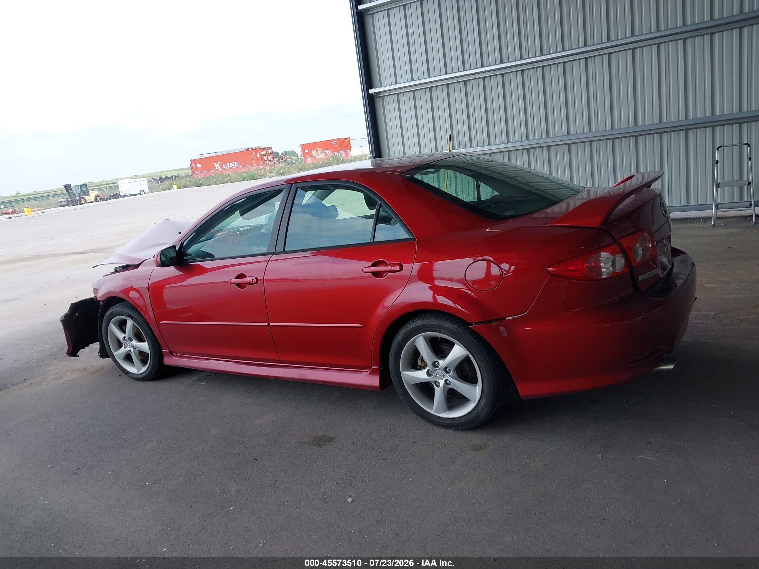 2003 Mazda Mazda6 I Красный vin: 1YVFP80C635M51093