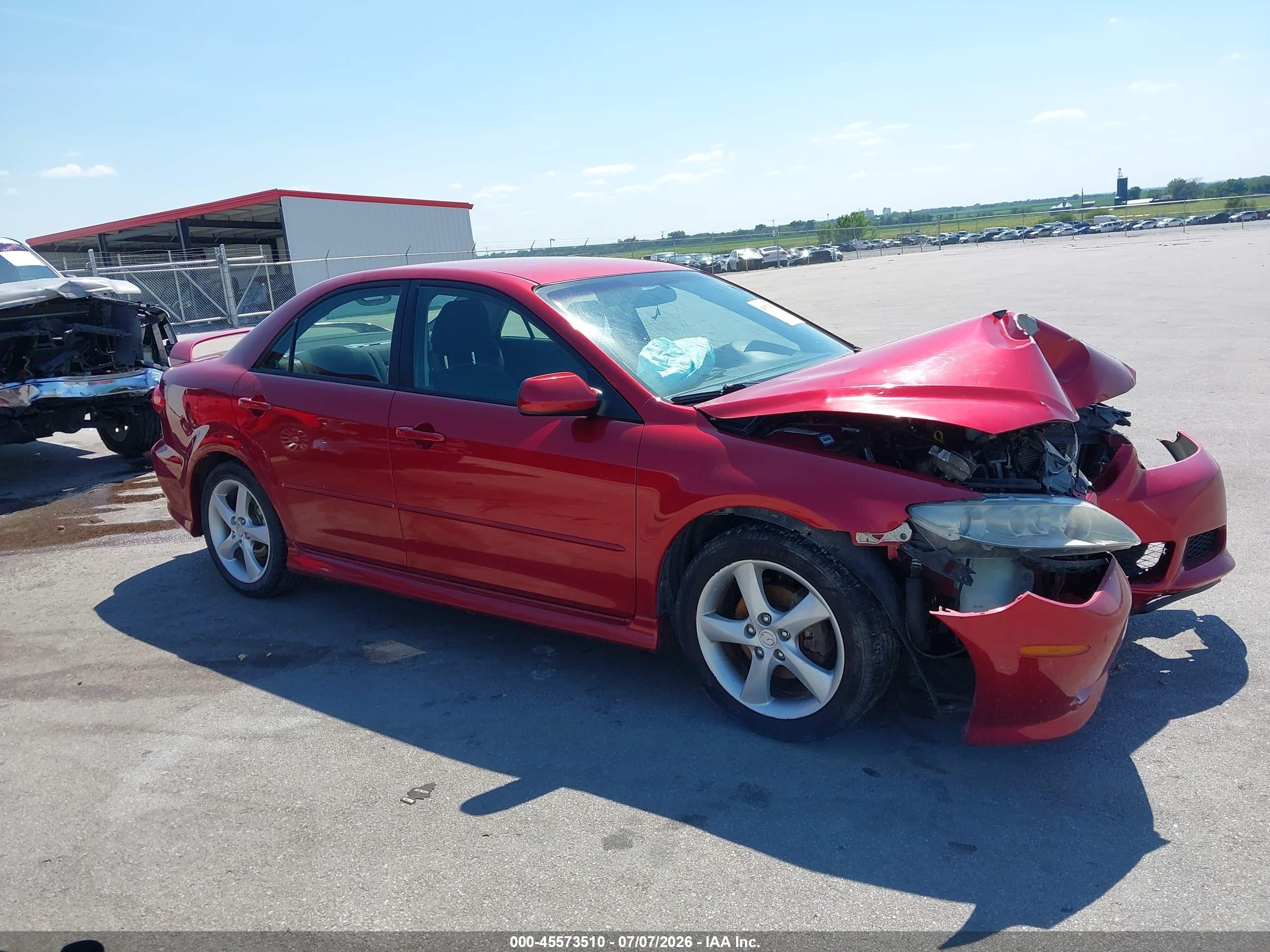 2003 Mazda Mazda6 I Красный vin: 1YVFP80C635M51093