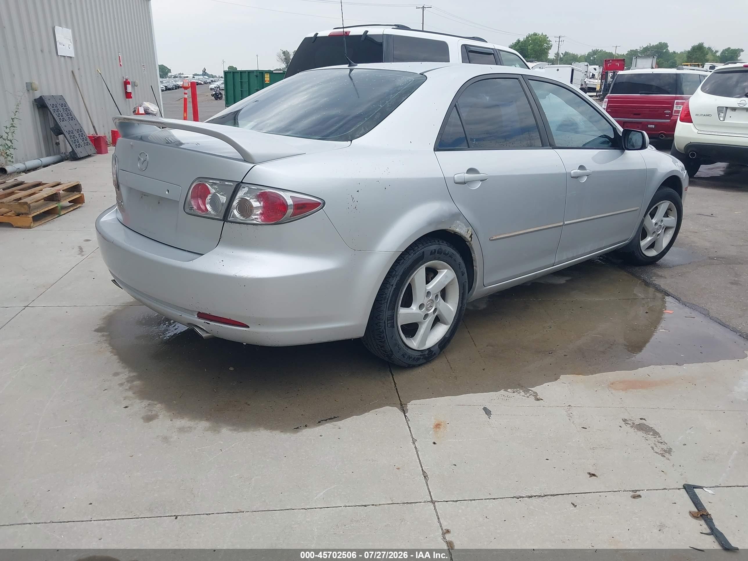 2006 Mazda Mazda6 I Серебряный vin: 1YVFP80C665M03470