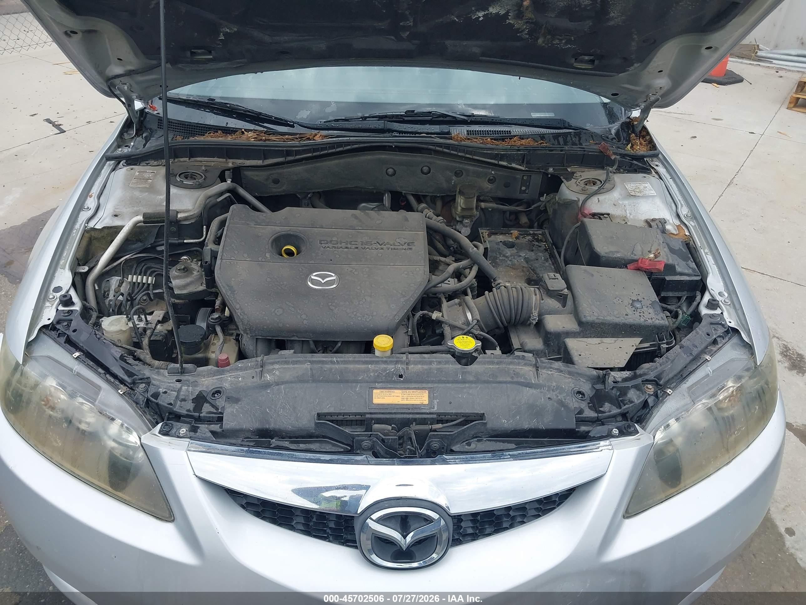2006 Mazda Mazda6 I Серебряный vin: 1YVFP80C665M03470