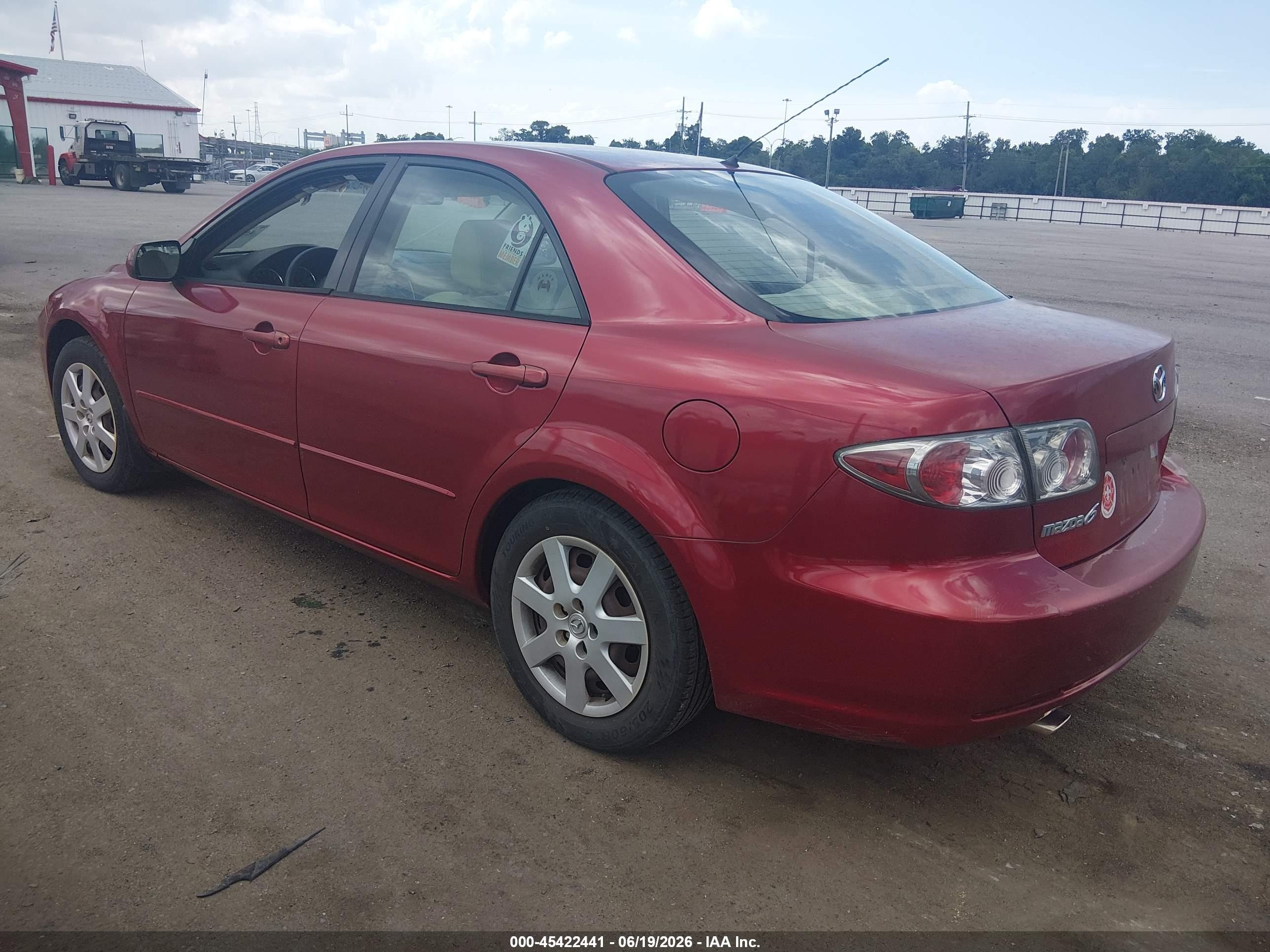 2006 Mazda Mazda6 I Red vin: 1YVFP80C665M06577