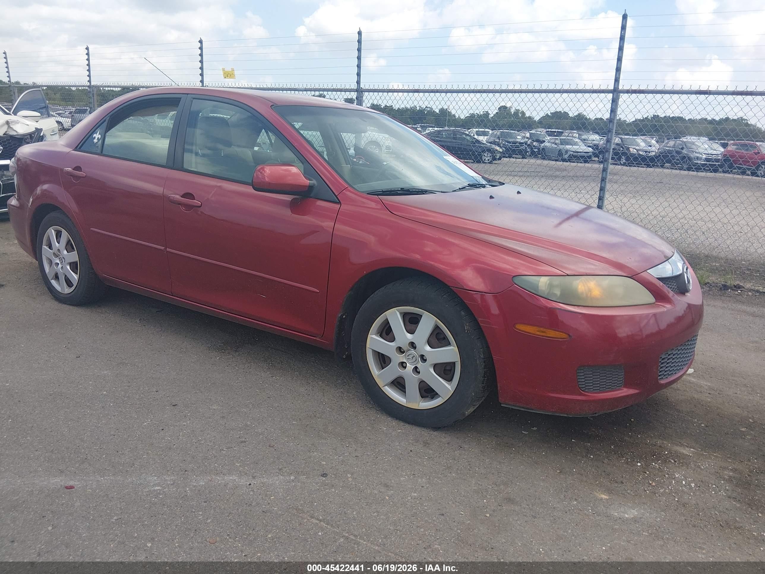 2006 Mazda Mazda6 I Red vin: 1YVFP80C665M06577