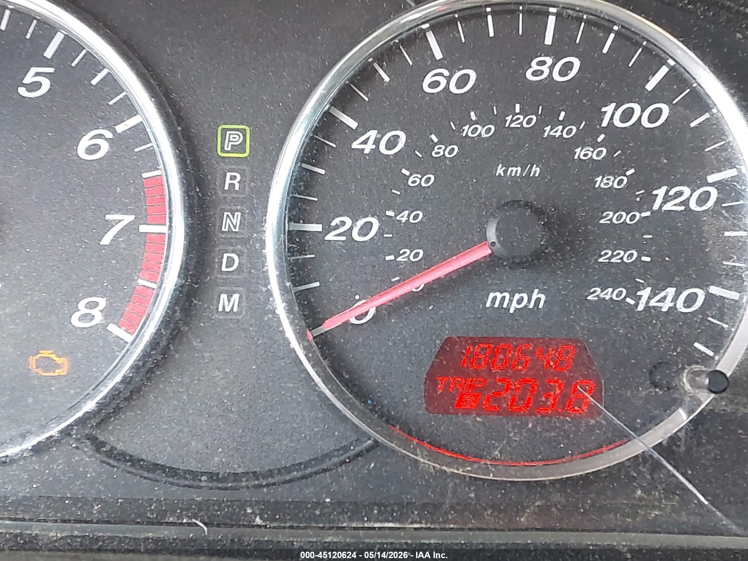 2004 Mazda Mazda6 I Gray vin: 1YVFP80C745N09584