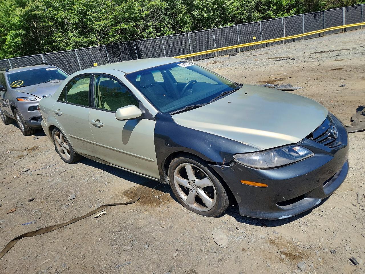 2006 Mazda 6 I Gray vin: 1YVFP80C765M47834