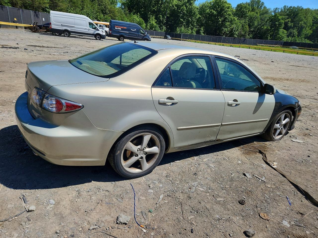 2006 Mazda 6 I Gray vin: 1YVFP80C765M47834