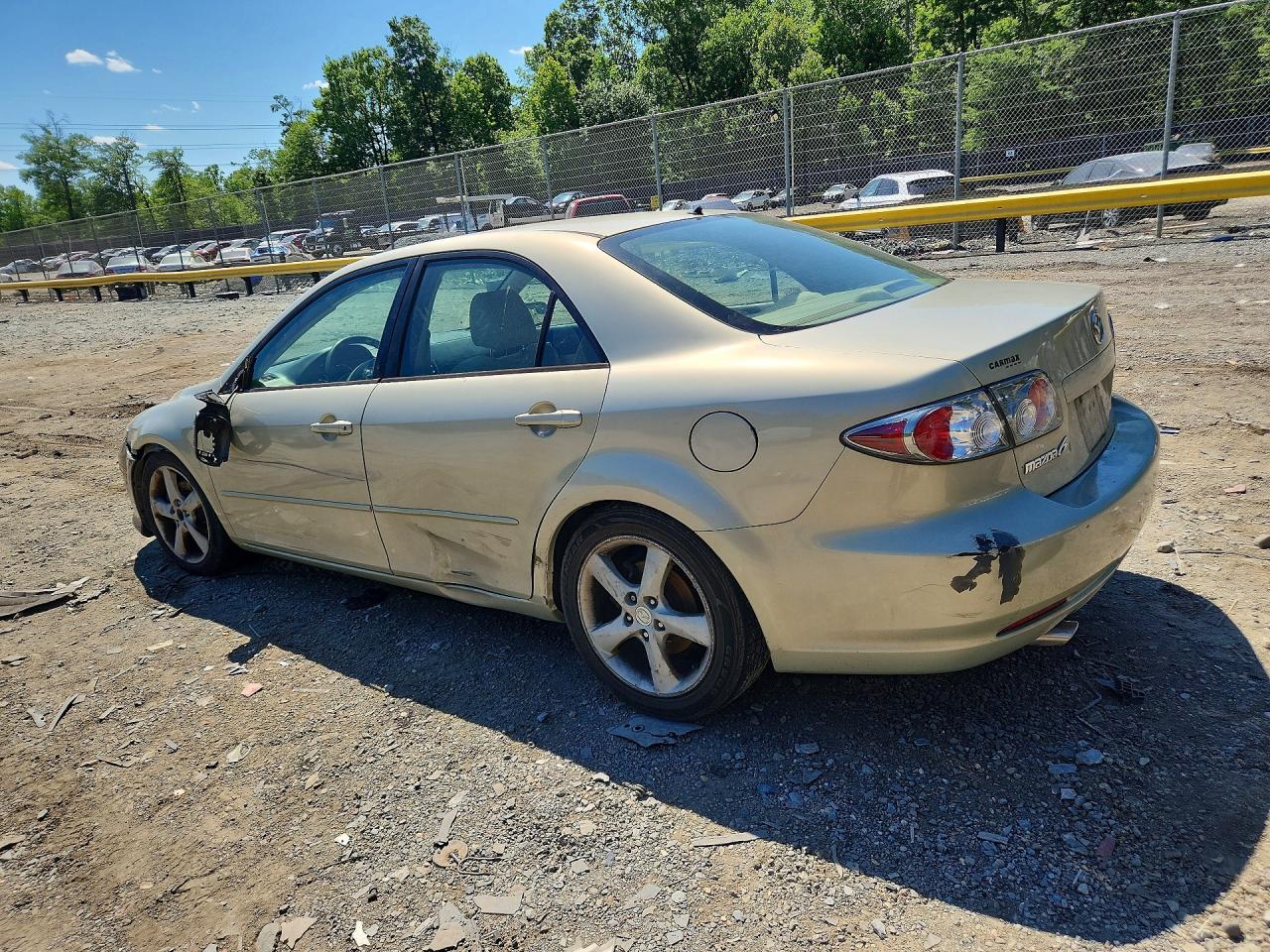 2006 Mazda 6 I Gray vin: 1YVFP80C765M47834