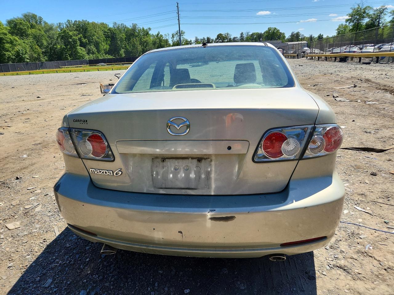 2006 Mazda 6 I Gray vin: 1YVFP80C765M47834
