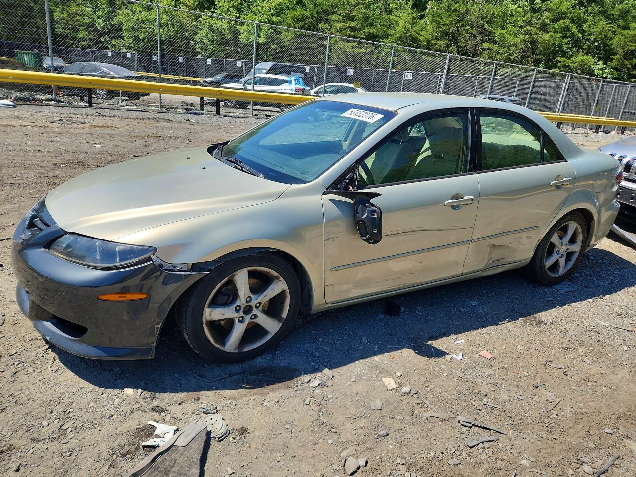 2006 Mazda 6 I Gray vin: 1YVFP80C765M47834