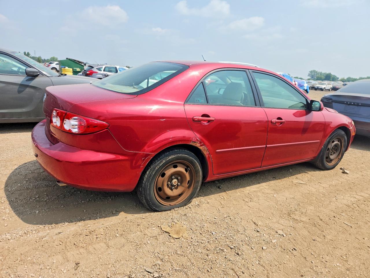 2003 Mazda 6 I Red vin: 1YVFP80C835M34618