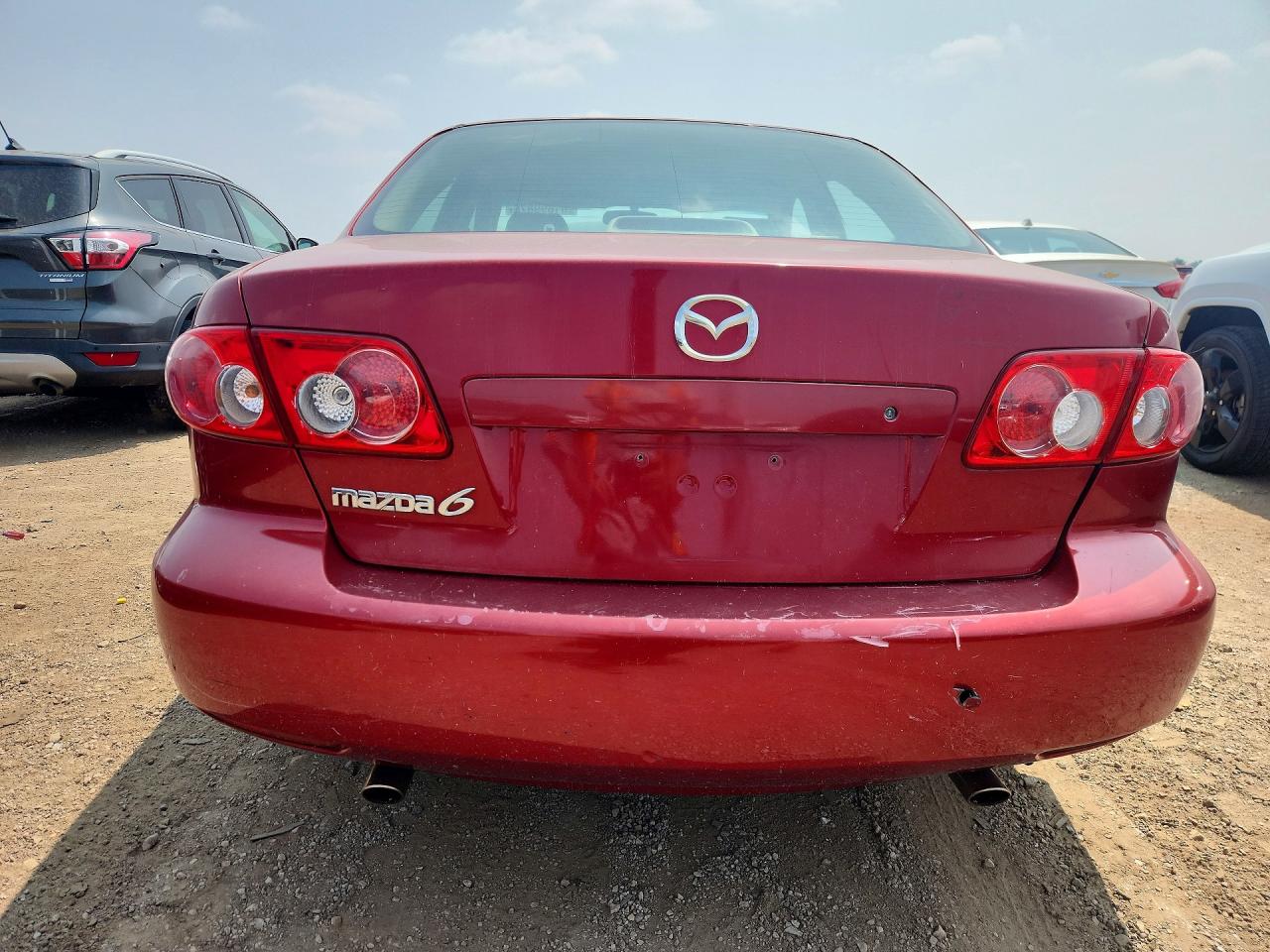 2003 Mazda 6 I Red vin: 1YVFP80C835M34618