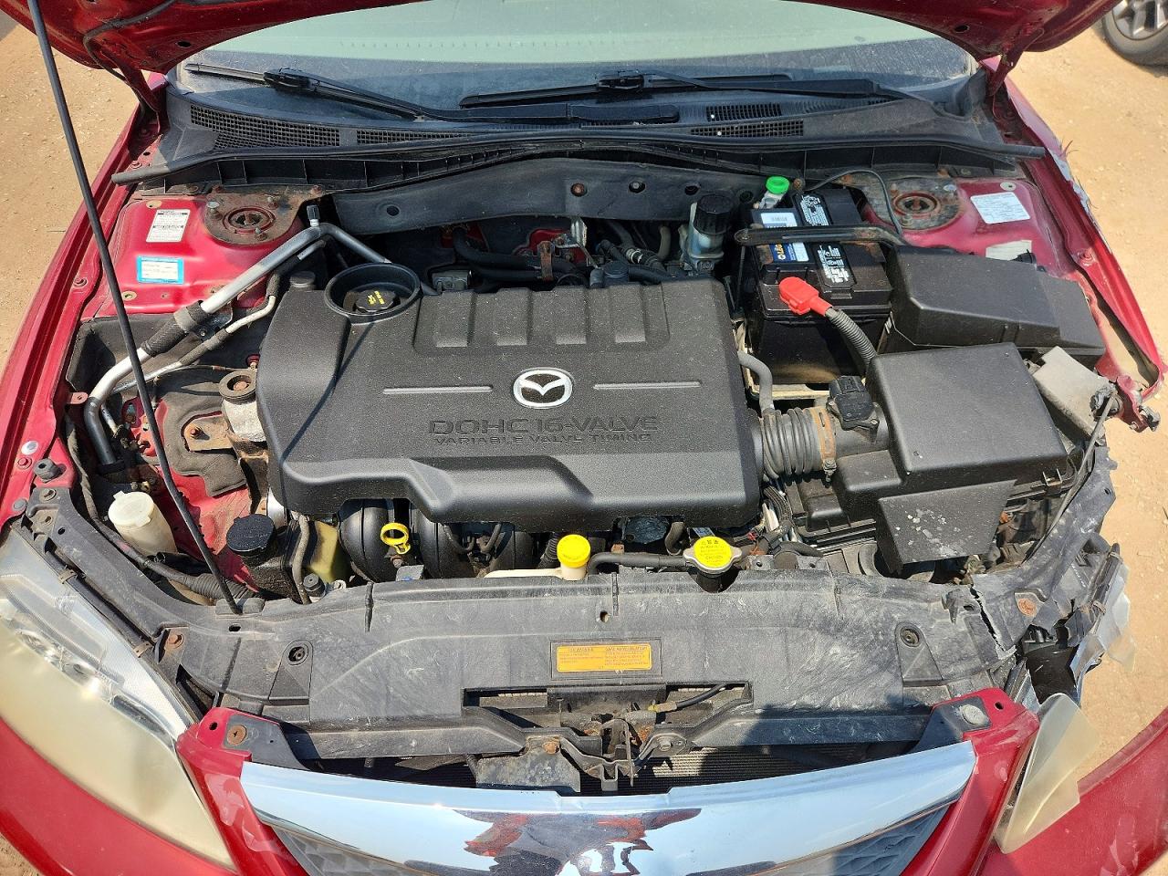 2003 Mazda 6 I Red vin: 1YVFP80C835M34618