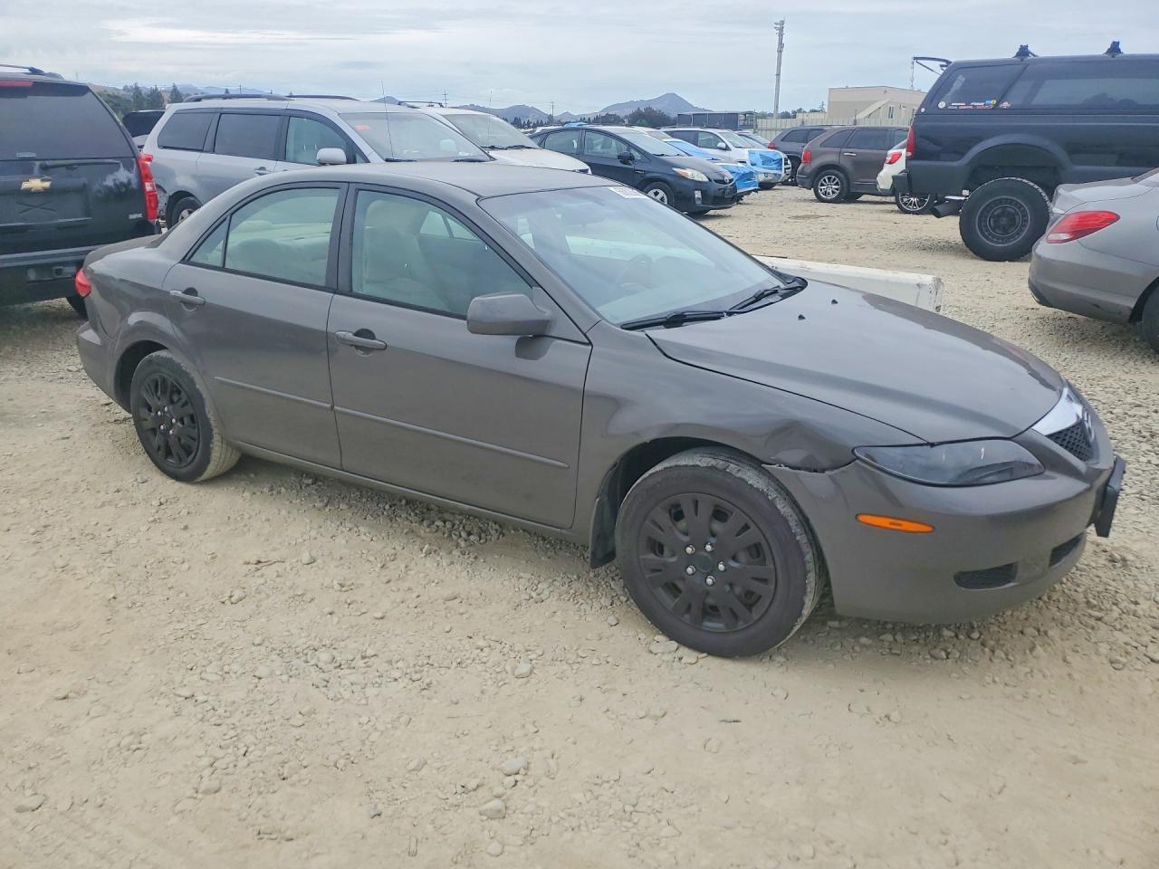 2004 Mazda 6 I Gray vin: 1YVFP80C845N66215