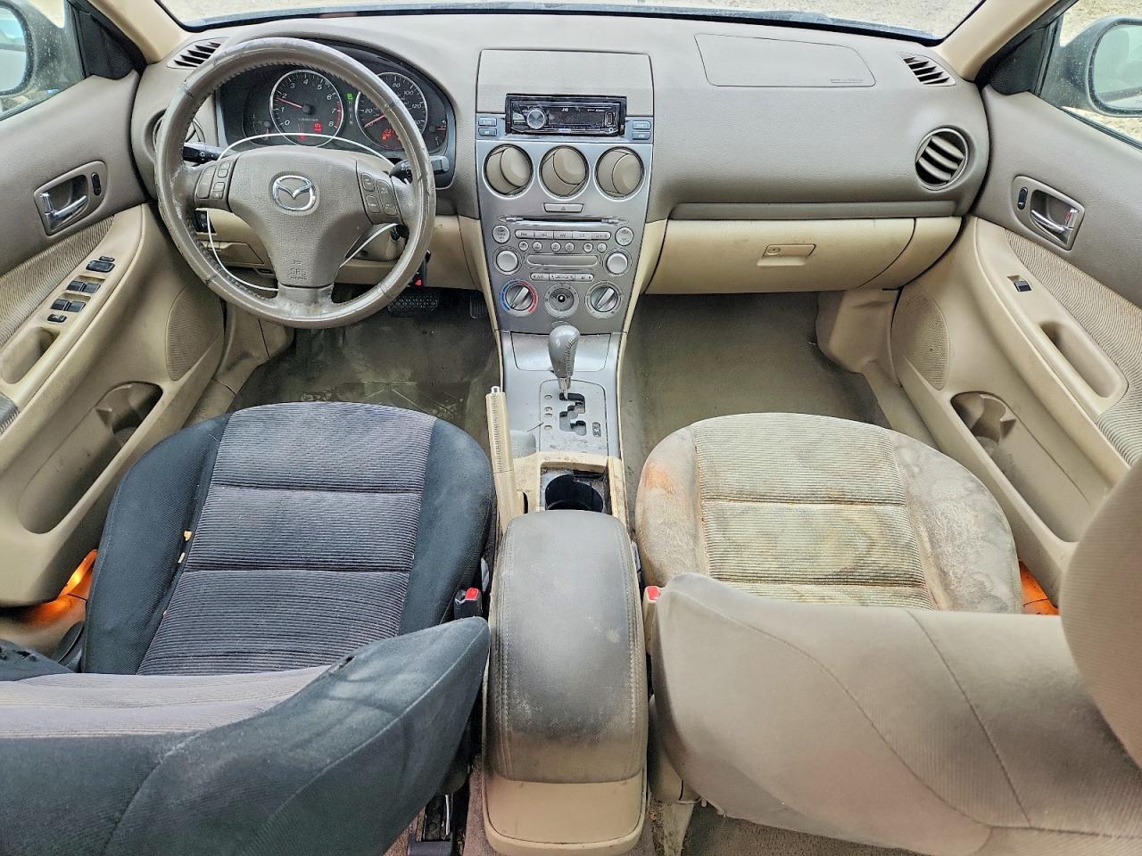2004 Mazda 6 I Gray vin: 1YVFP80C845N66215