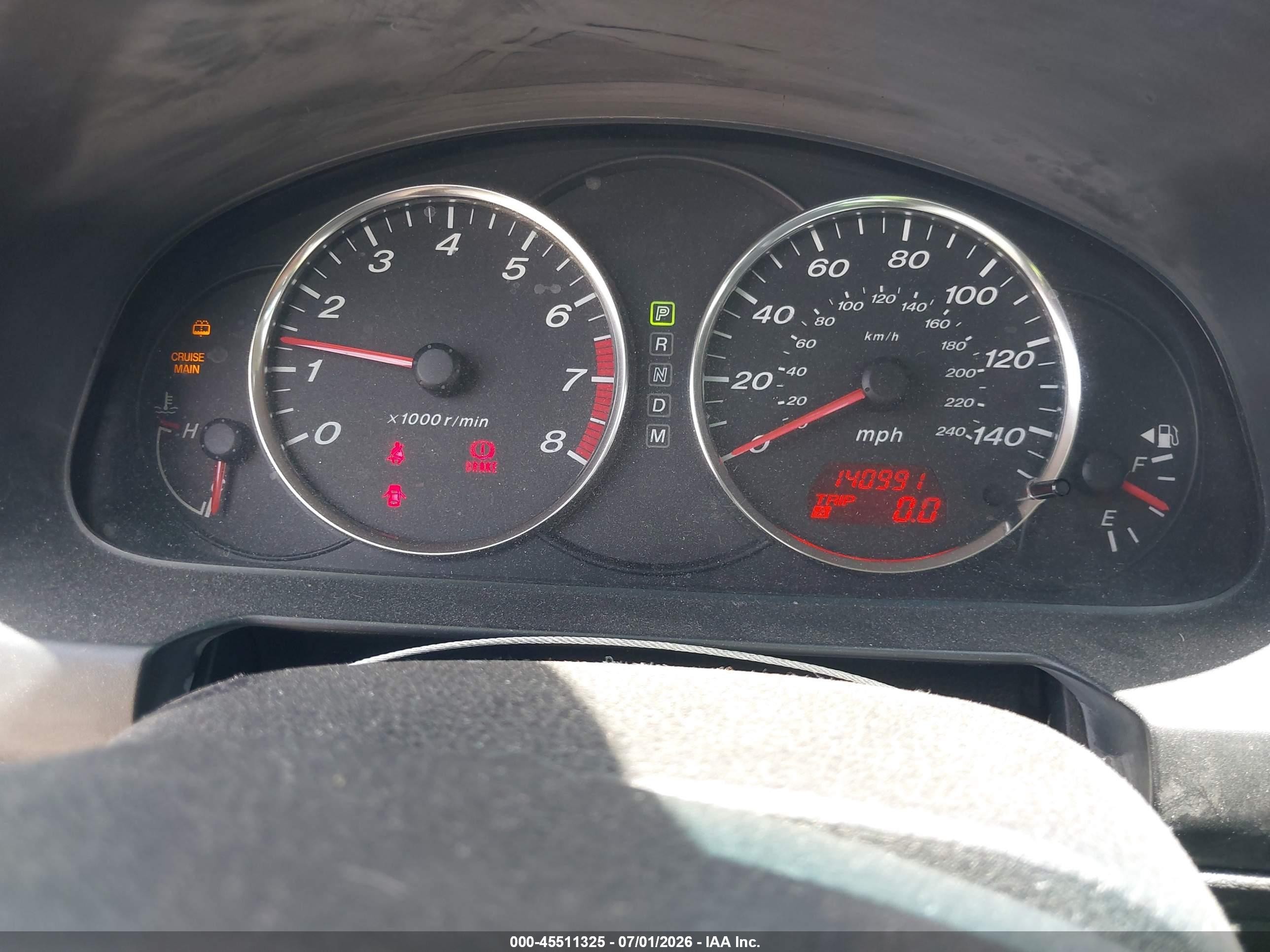 2005 Mazda Mazda6 I Base Silver vin: 1YVFP80C855M26912
